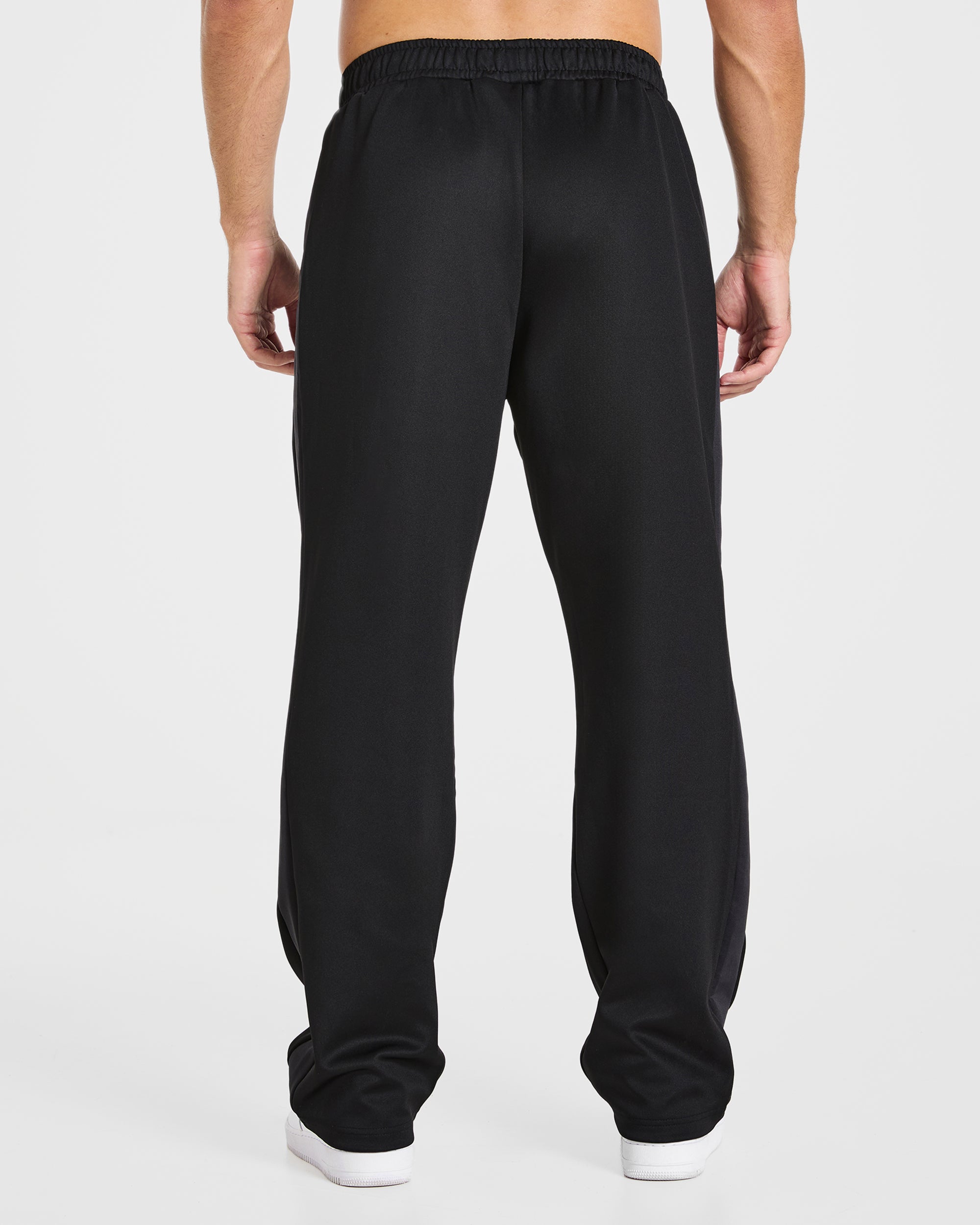 Pantalones Jogger Clásicos de Pierna Recta - Negro/Gris Oscuro