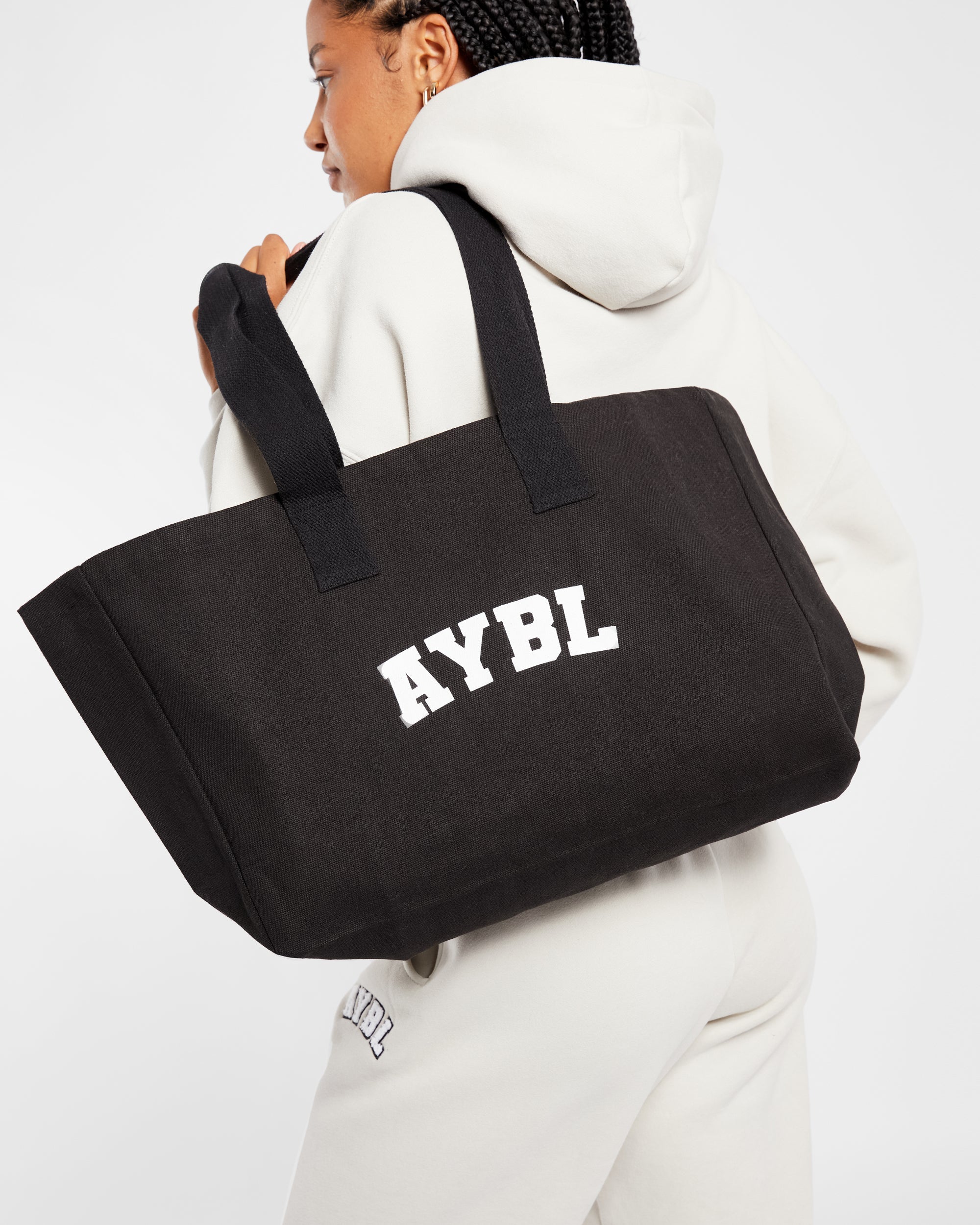 Bolsa de Tela Varsity - Negro