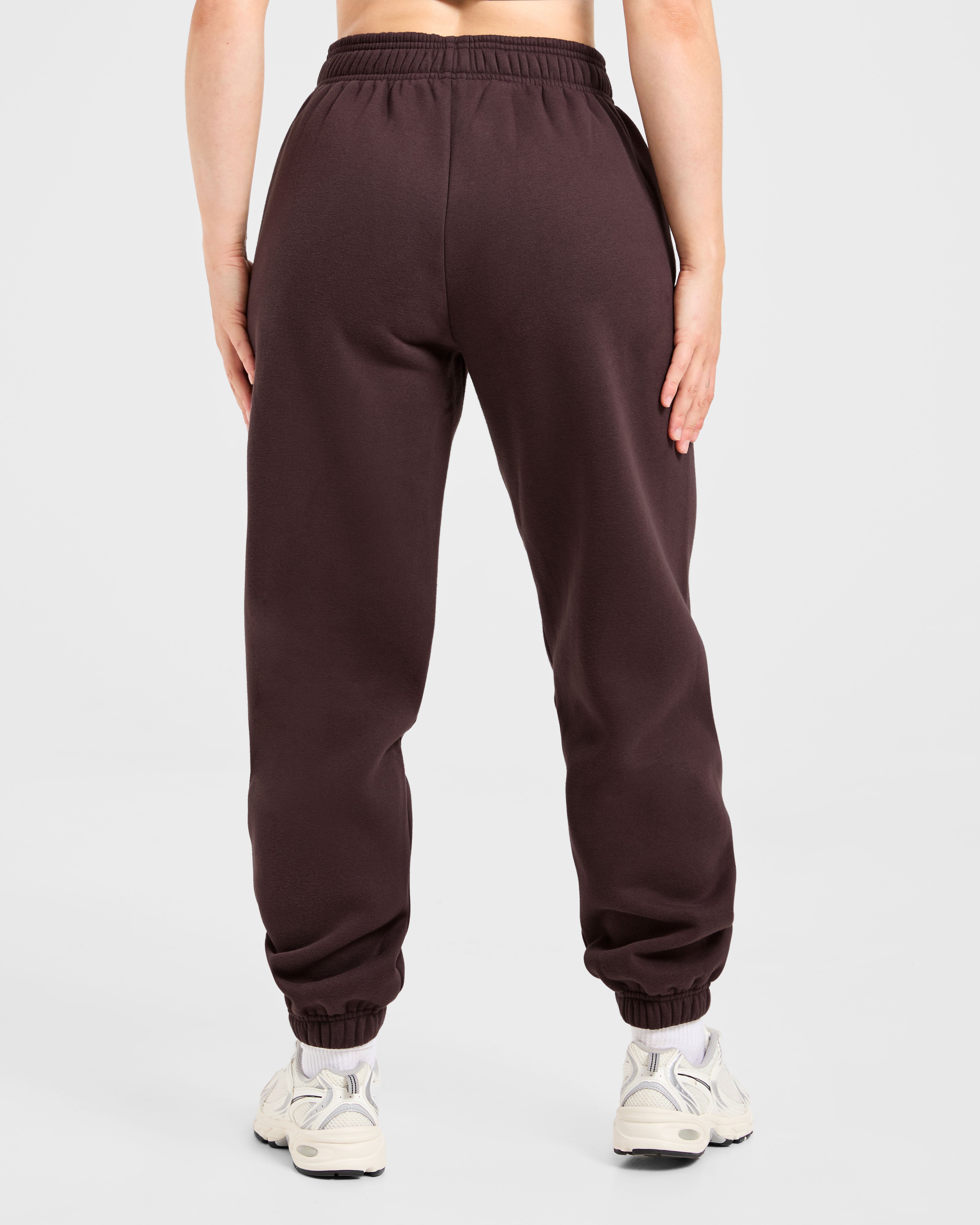 Pantalones Jogger Oversized Varsity 2.0 - Marrón Cacao