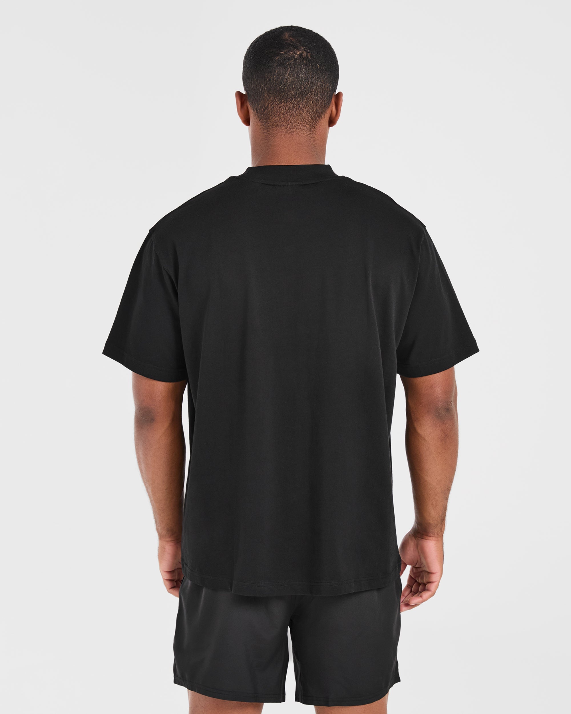 Camiseta Oversized Lift Club - Negro