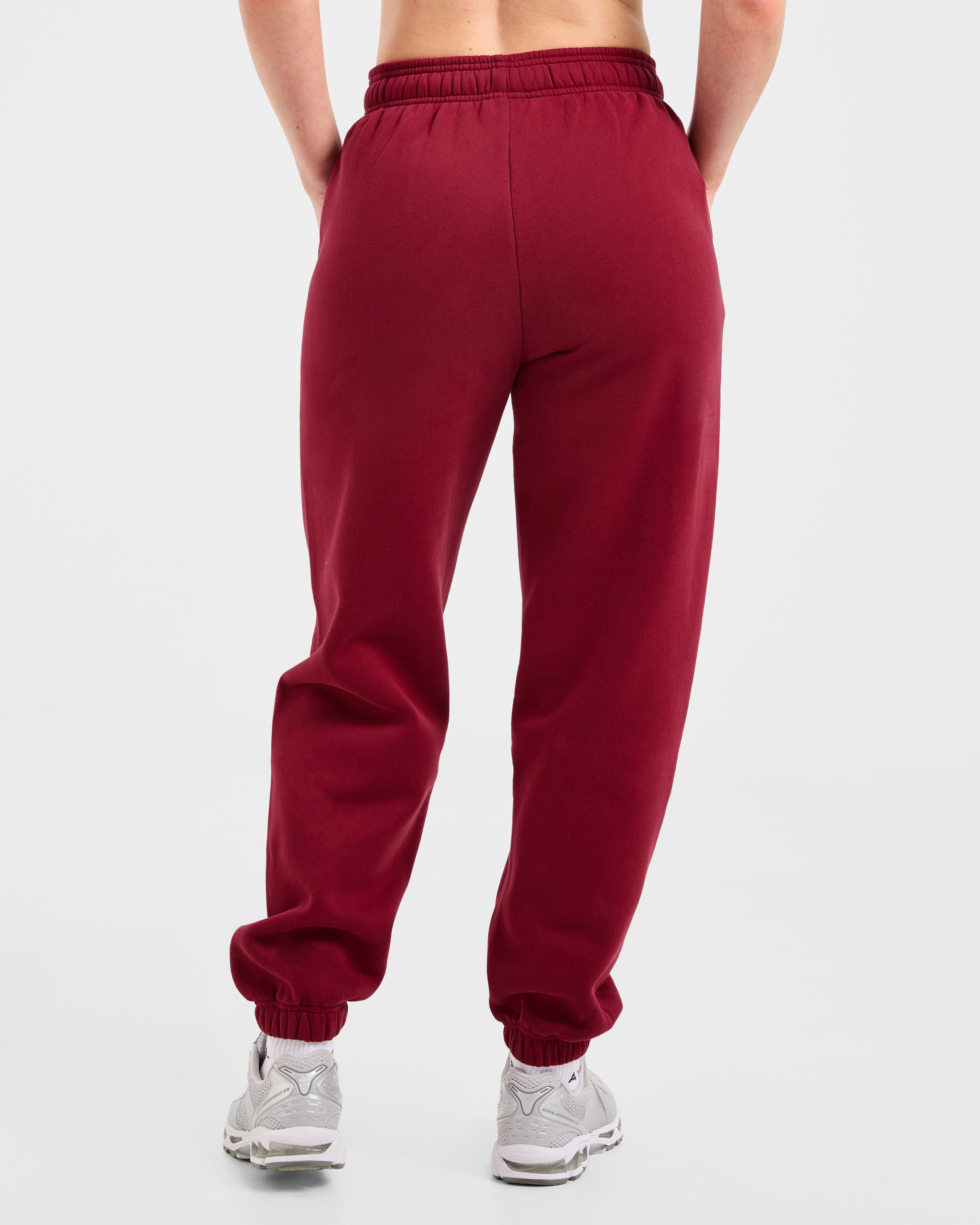 Pantalones Jogger Oversized con Contorno AYBL - Burdeos