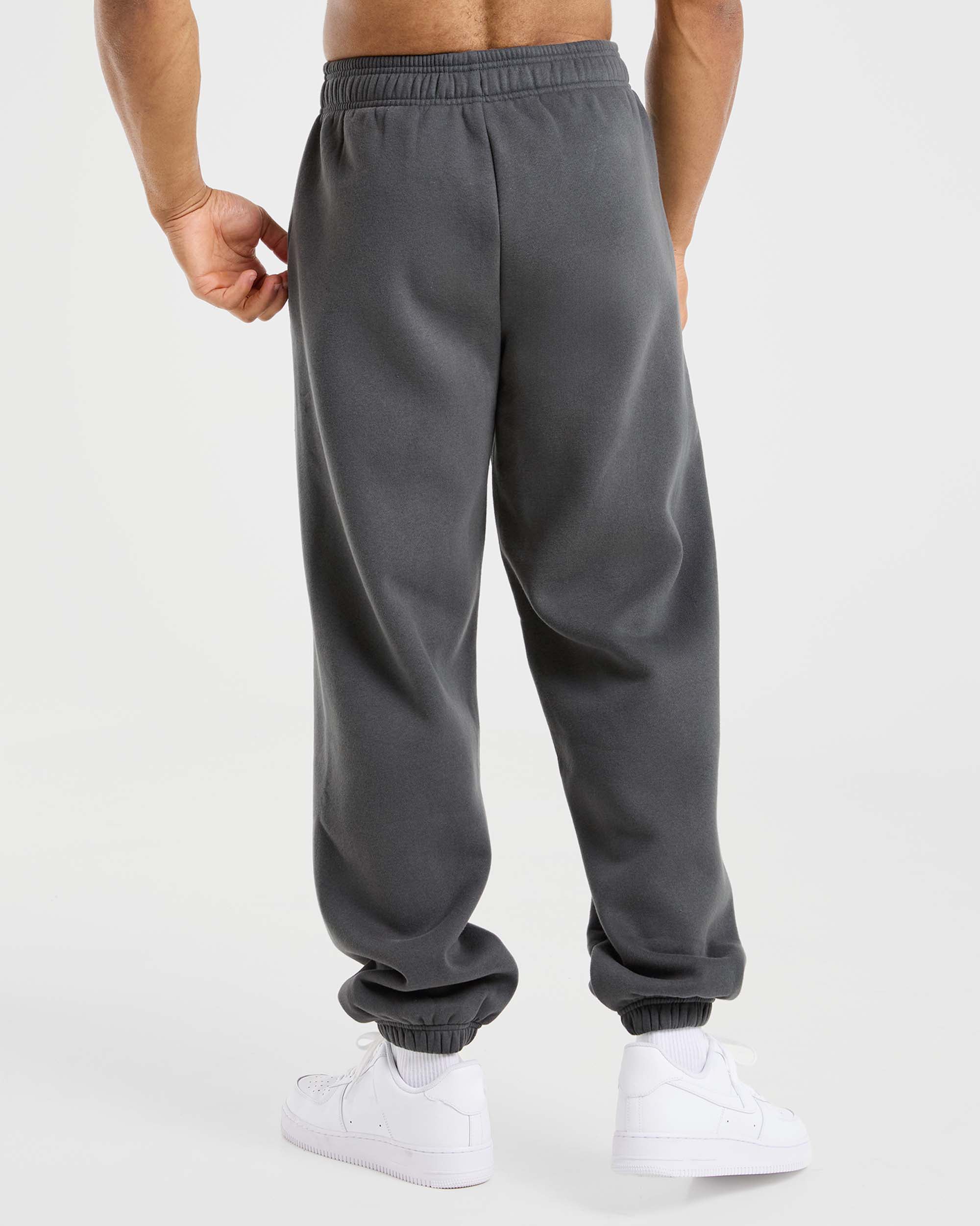 Pantalones deportivos de estilo oversize para atletismo - Gris oscuro
