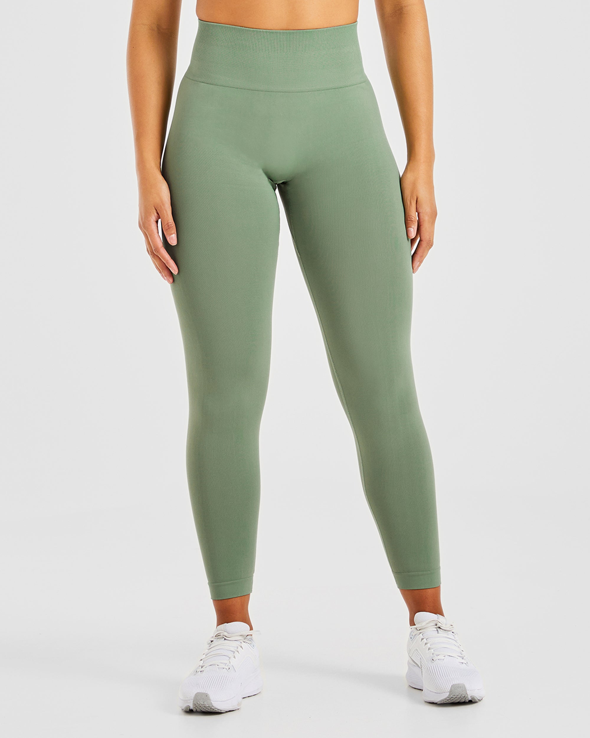Leggings Sin Costuras Power - Oliva