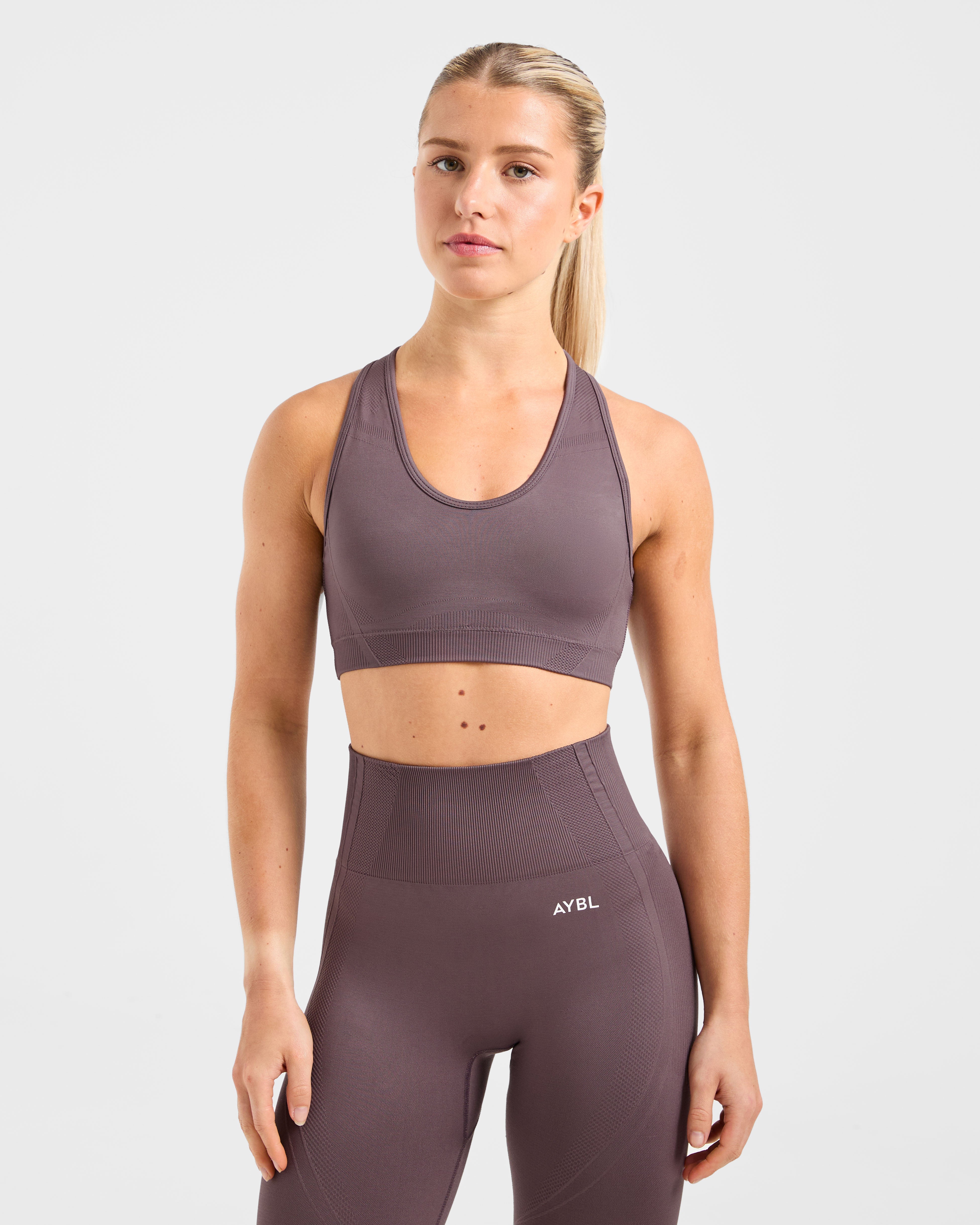 Sports Bra Sin Costuras Balance V3 - Granos de Café
