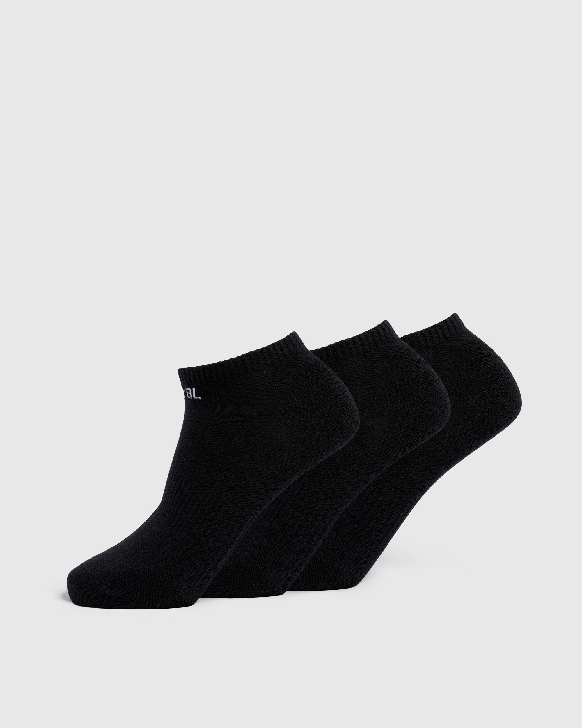 Calcetines para Entrenamiento Diario (3 Unidades) - Negro