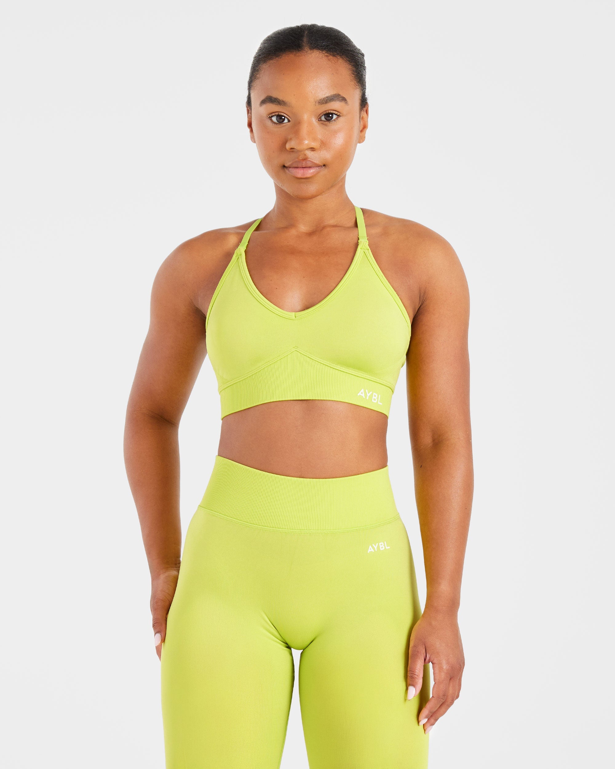 Adapt Bra Deportivo Sin Costuras - Verde Limón