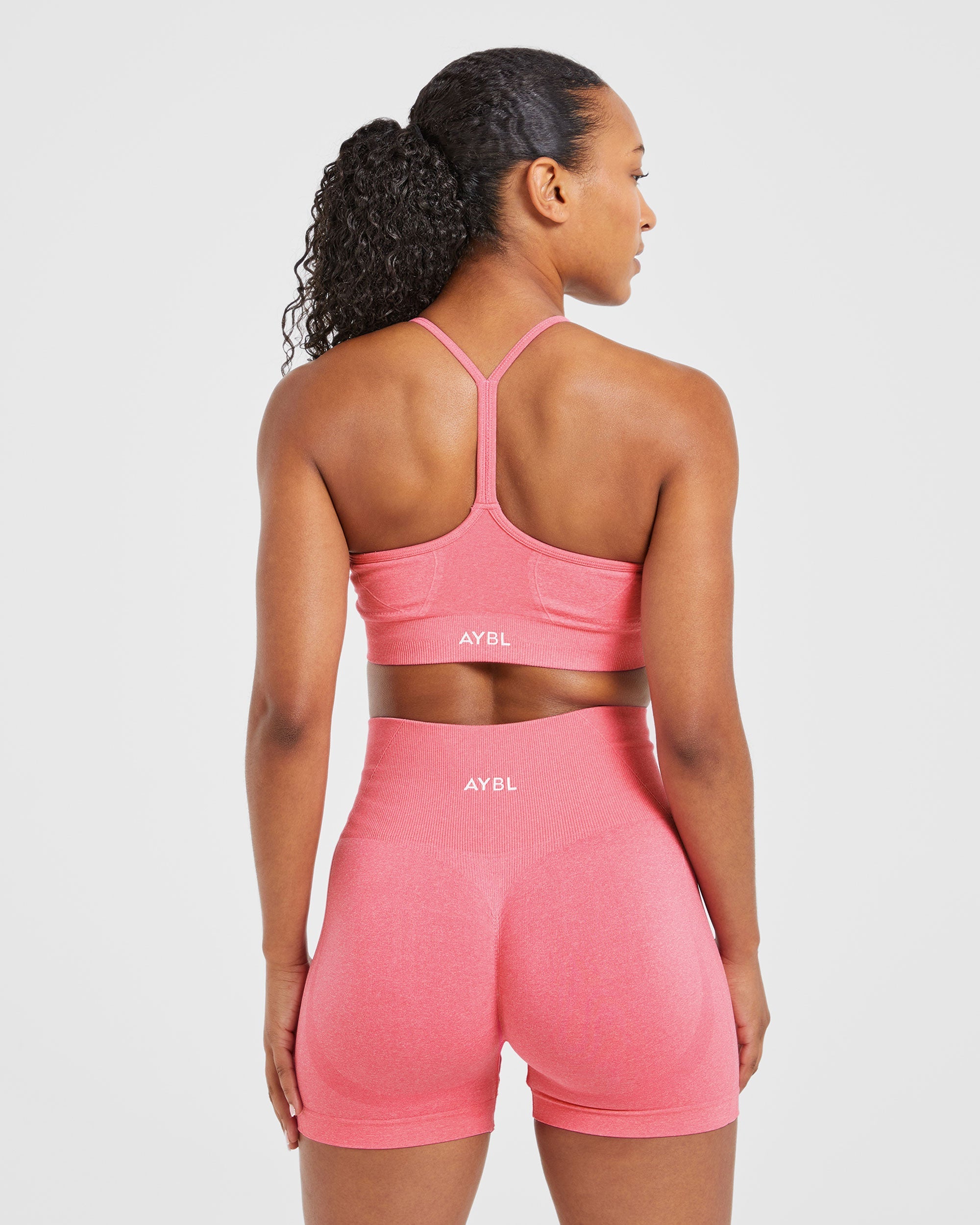 Empower Sports Bra Sin Costuras - Rosa Marl