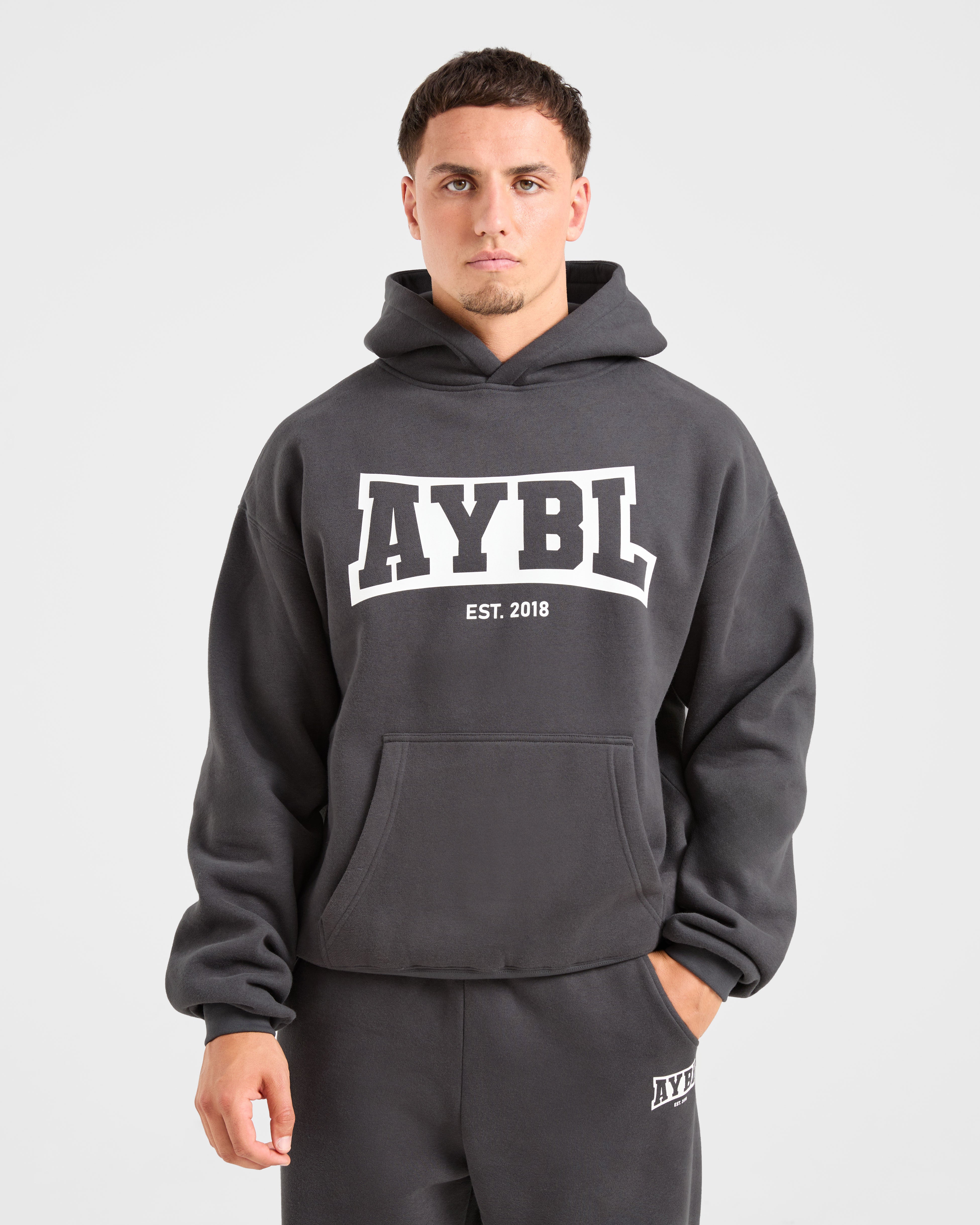 Sudadera Oversized Academy - Gris