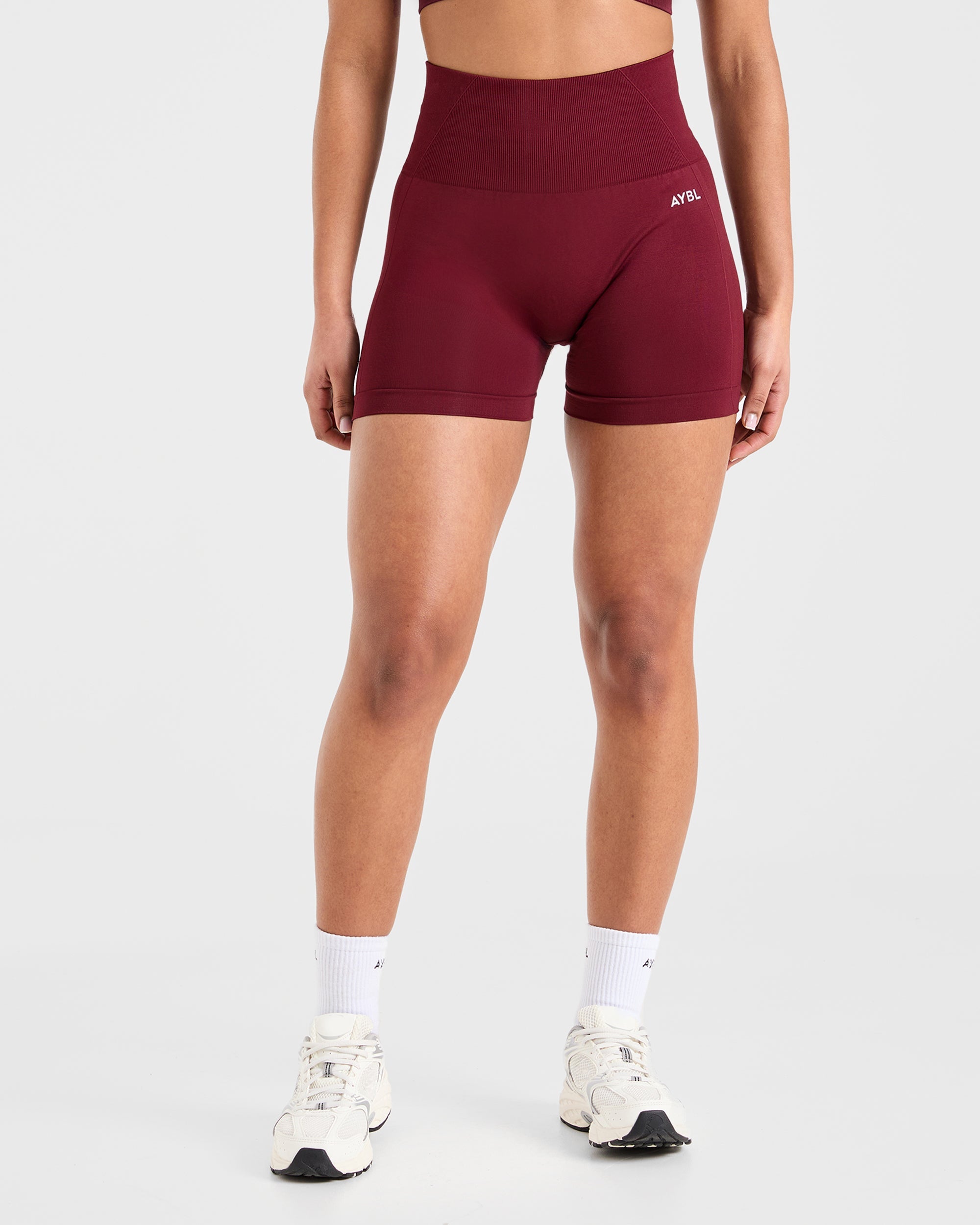 Shorts sin Costuras Empower - Rojo Vino