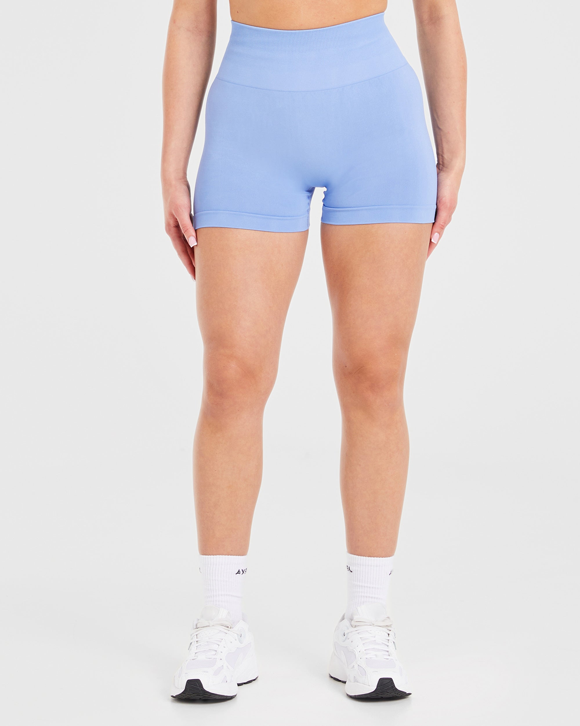 Pantalones Cortos Sin Costuras Power - Azul