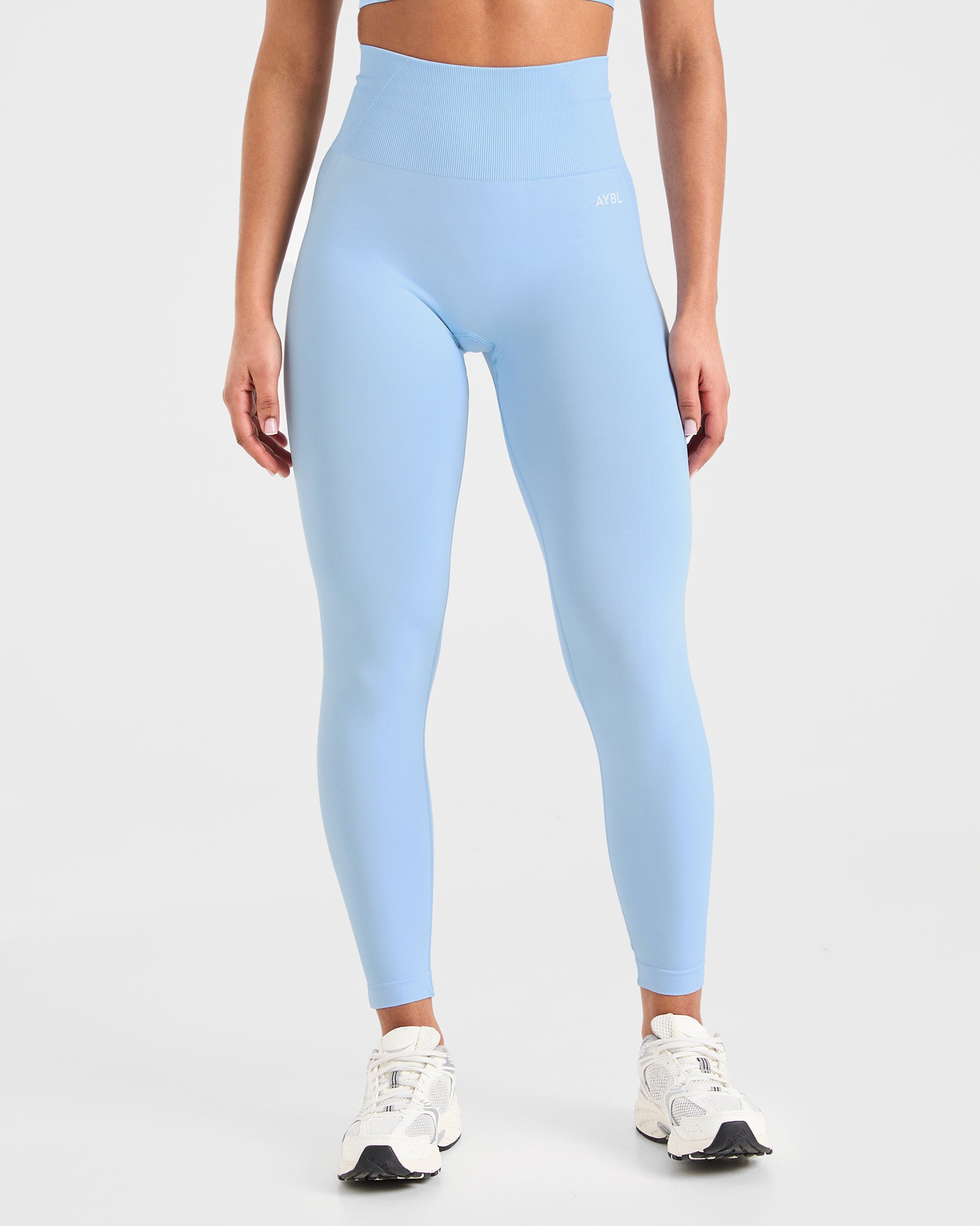 Empower Leggings Sin Costuras - Azul Cielo