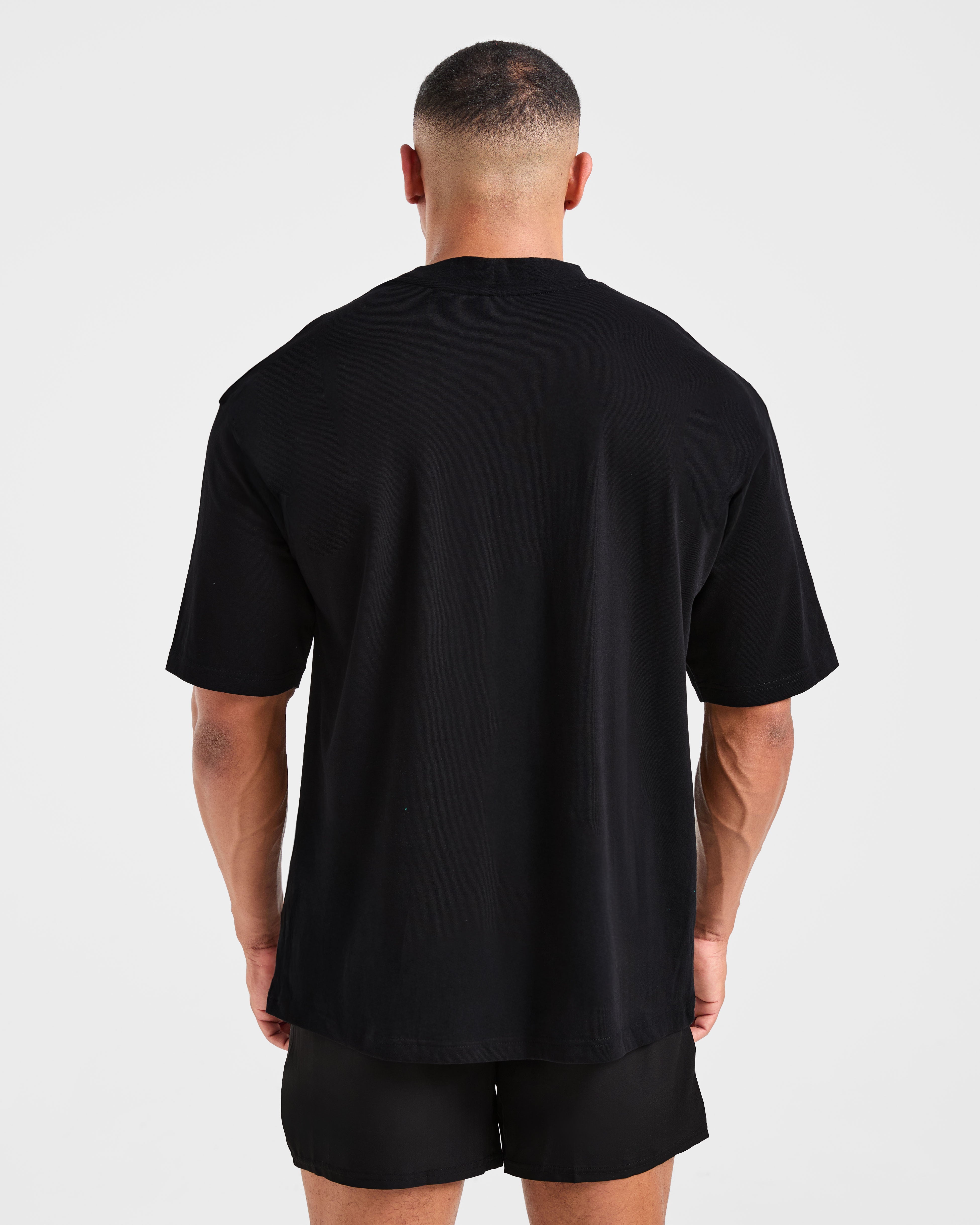 Camiseta Oversized Craft - Negro