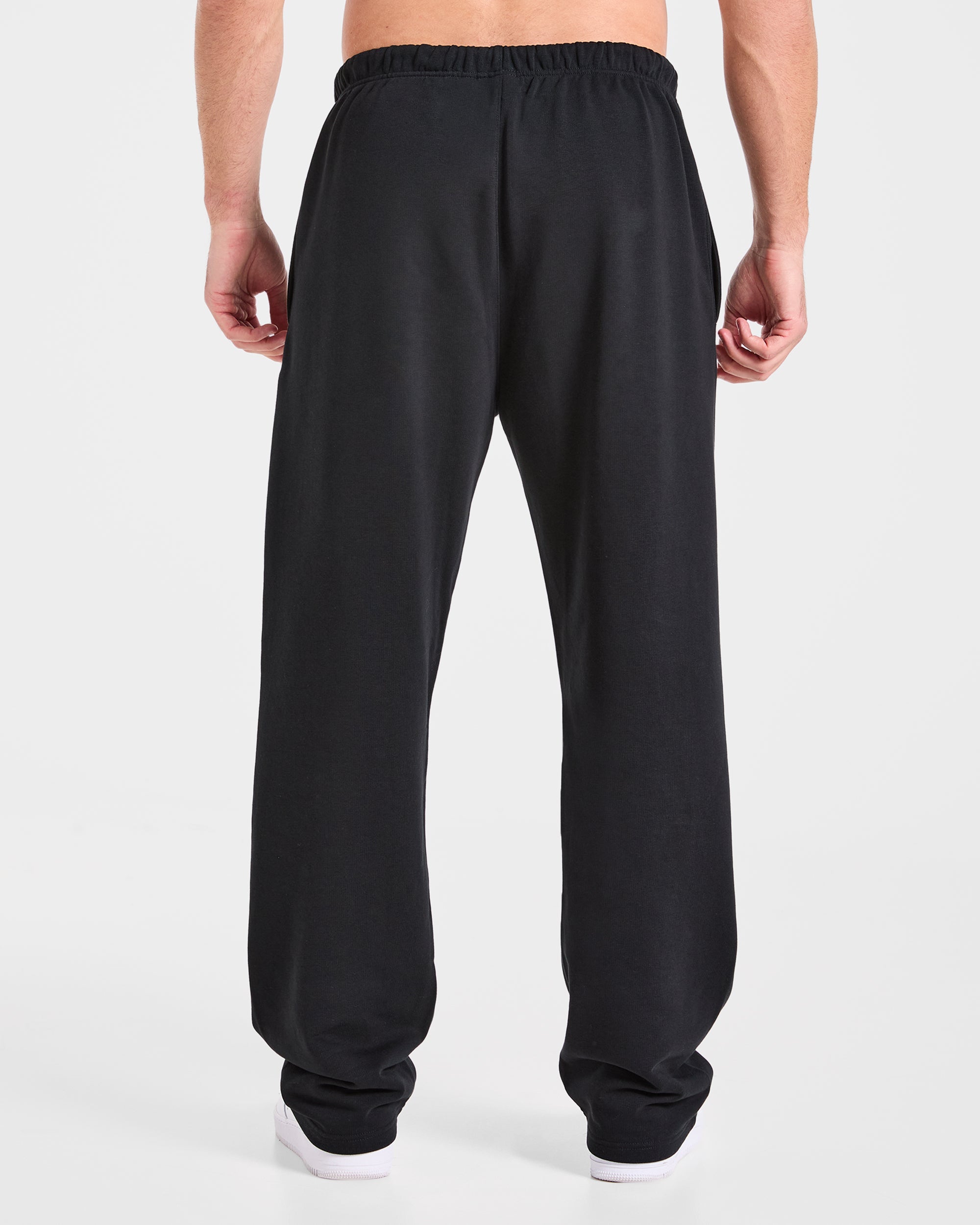 Pantalones Jogger Oversized de Pierna Recta Strength Division - Negro/Azul