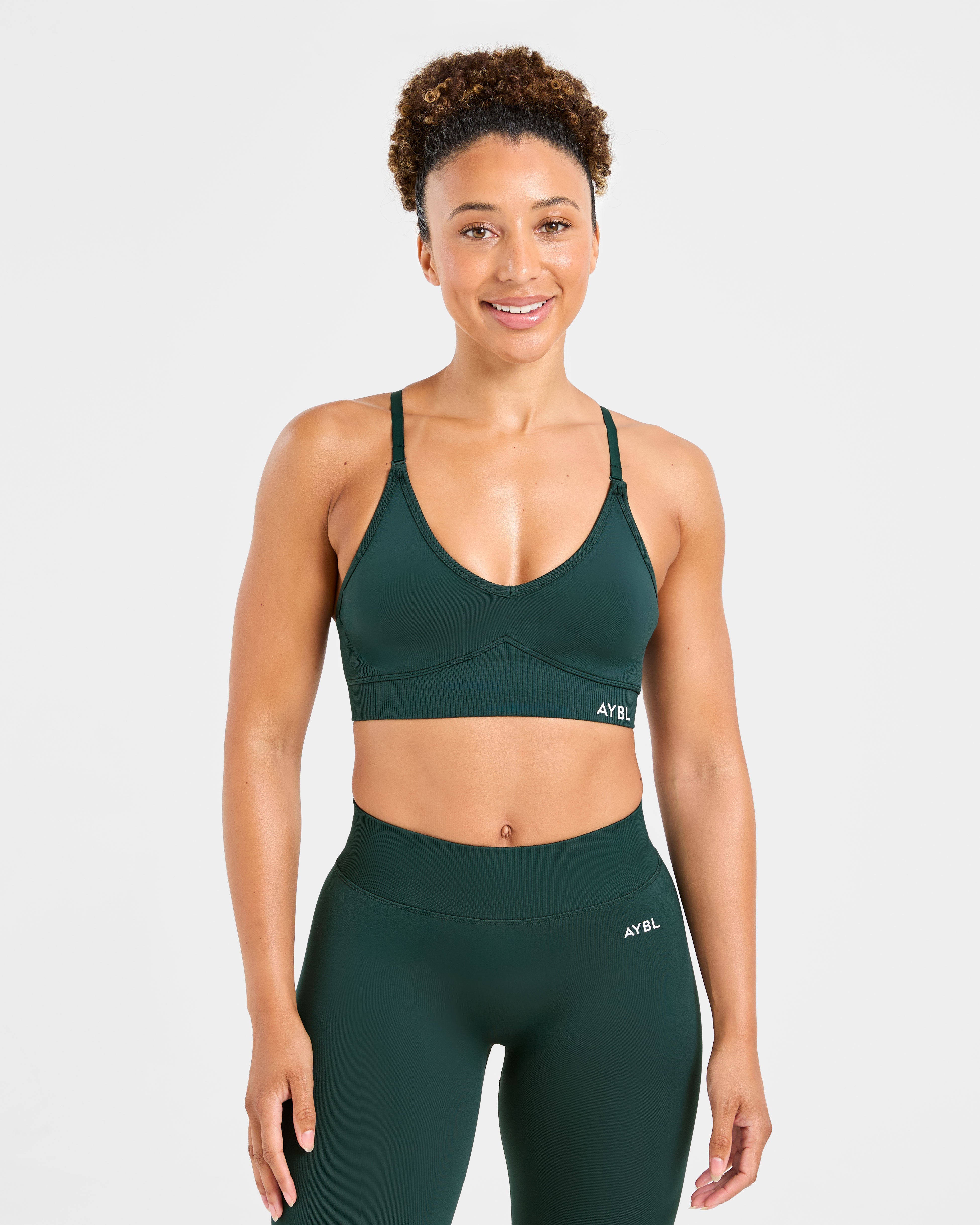 Adapt Sports Bra Sin Costuras - Bosque Profundo
