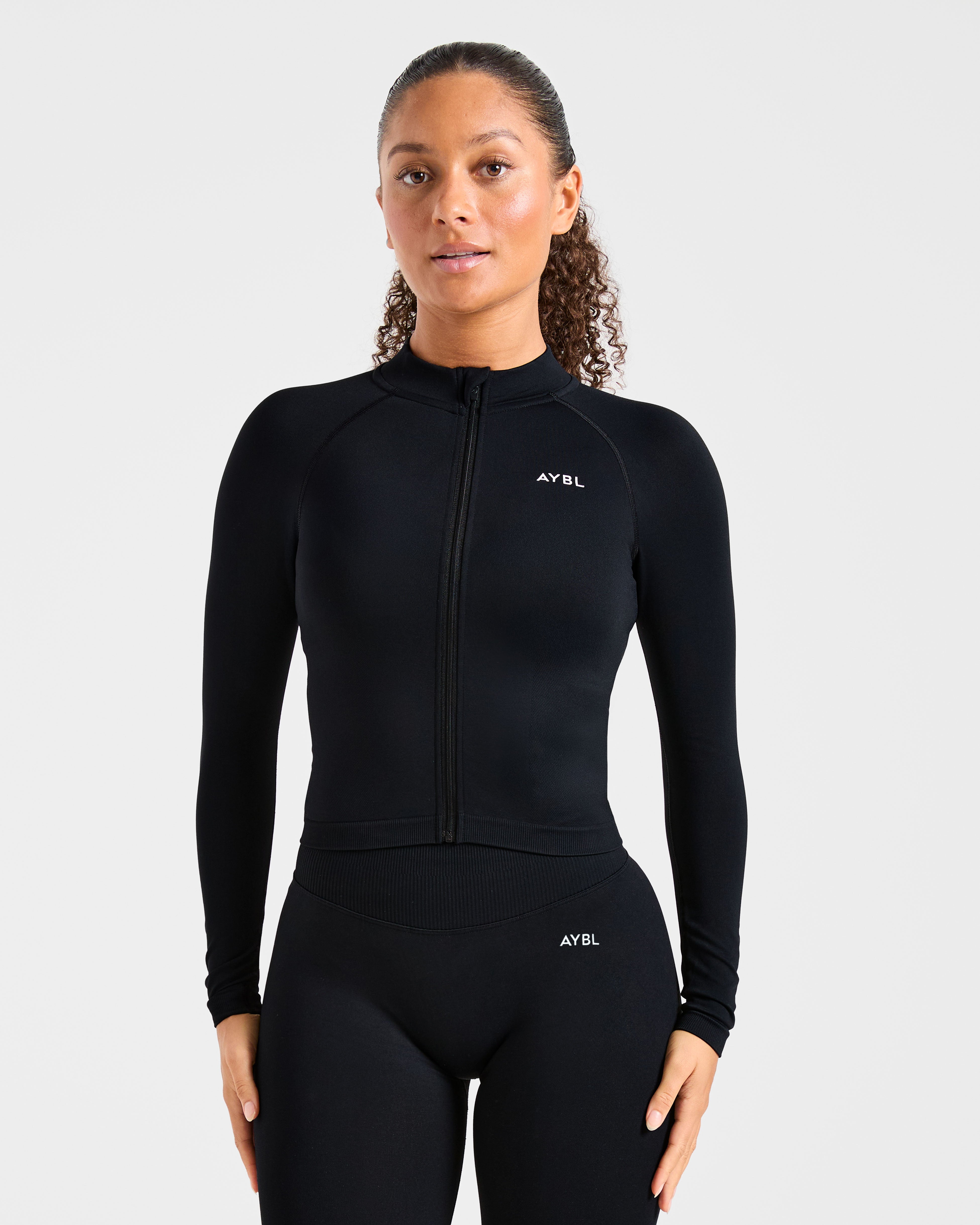 Chaqueta sin costuras Enhance - Negro