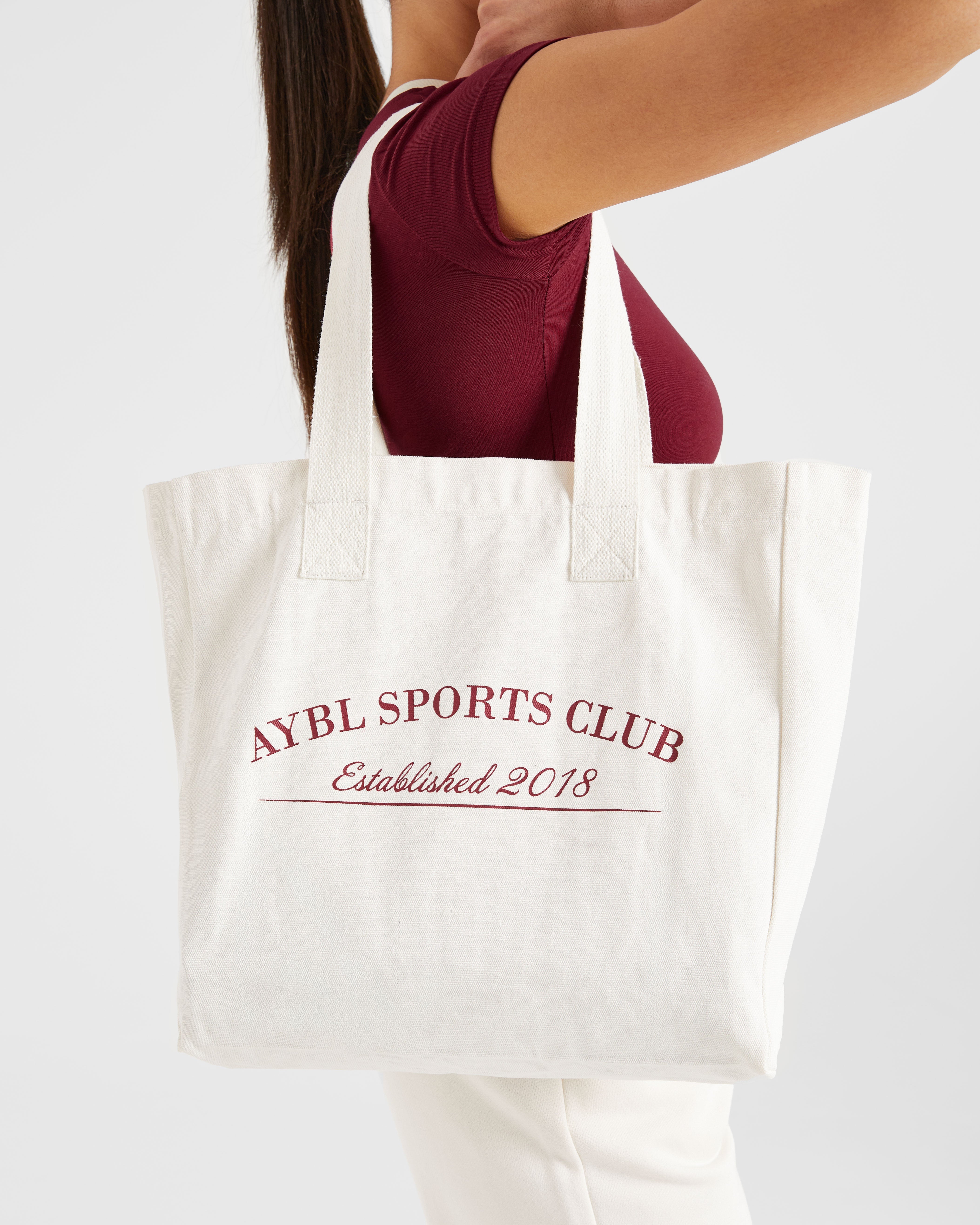 Bolsa de Hombro Courtside - Blanco Oficio