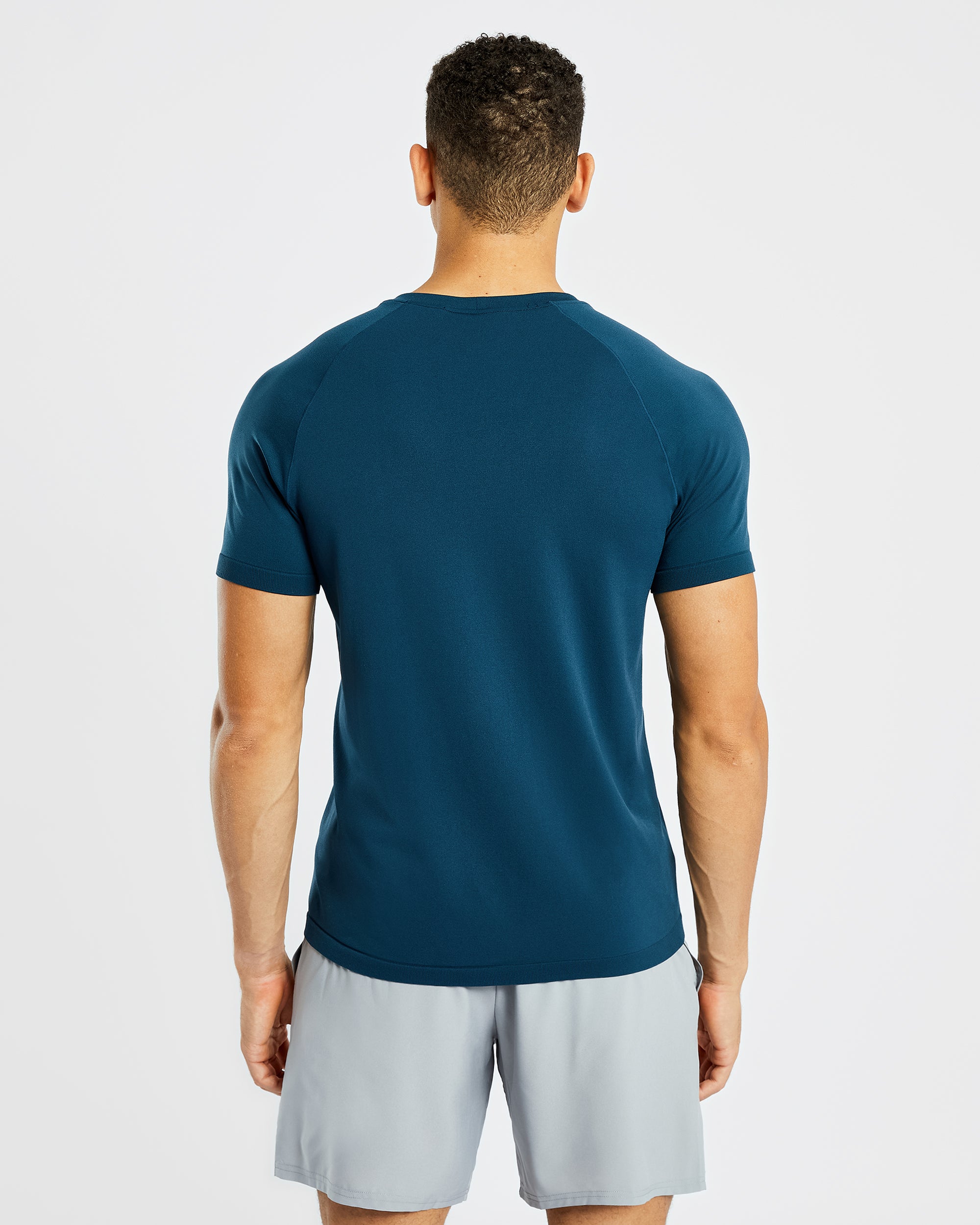Camiseta Sin Costuras Ascend - Azul Marino