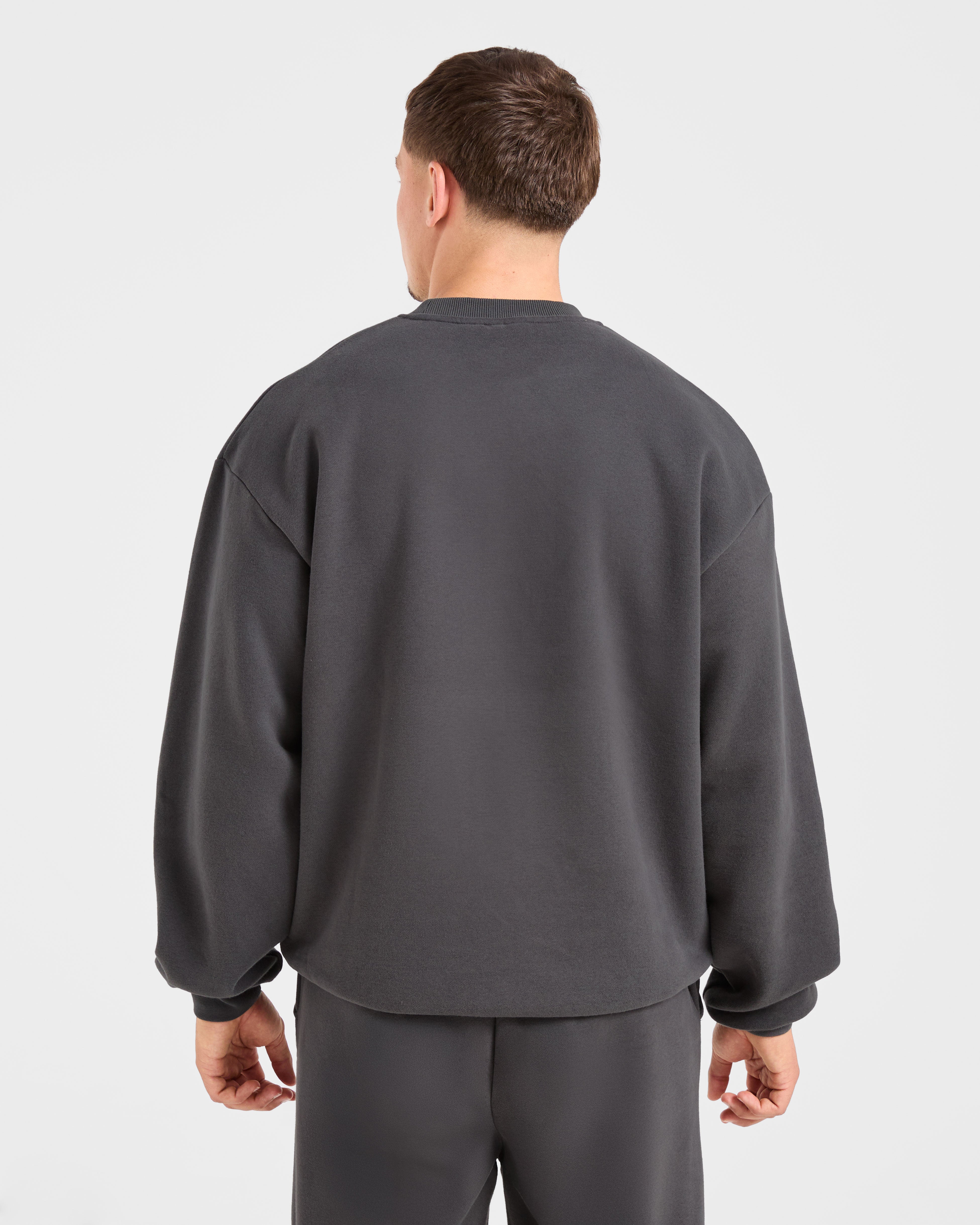 Sweater Oversized Academy - Gris