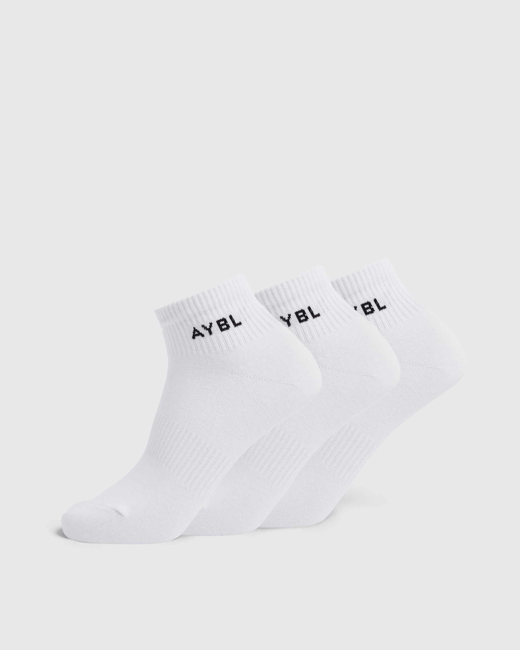 Calcetines de Tobillo del Día a Día (3 Uds.) - Blanco