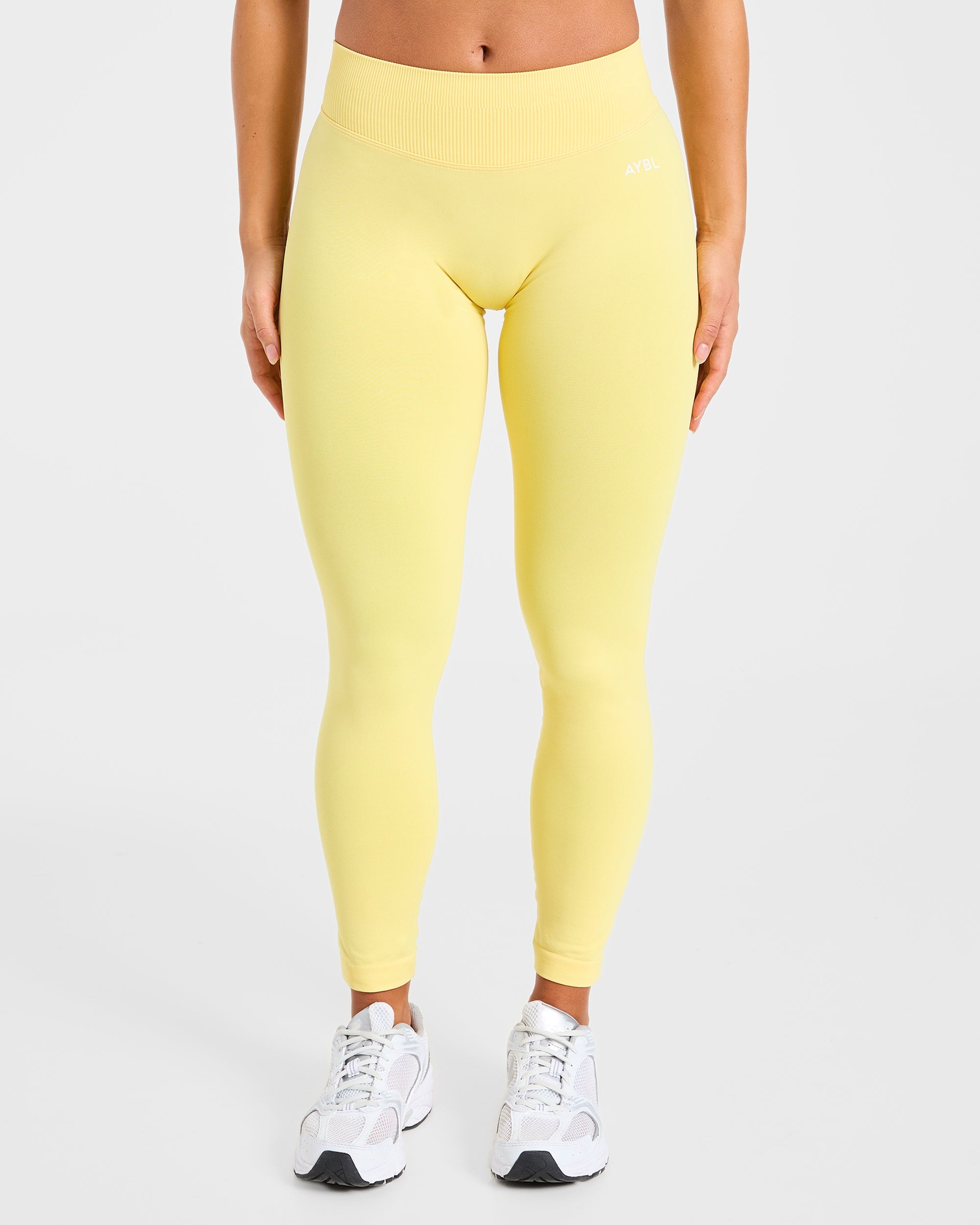 Leggings sin costuras Enhance - Amarillo brillante