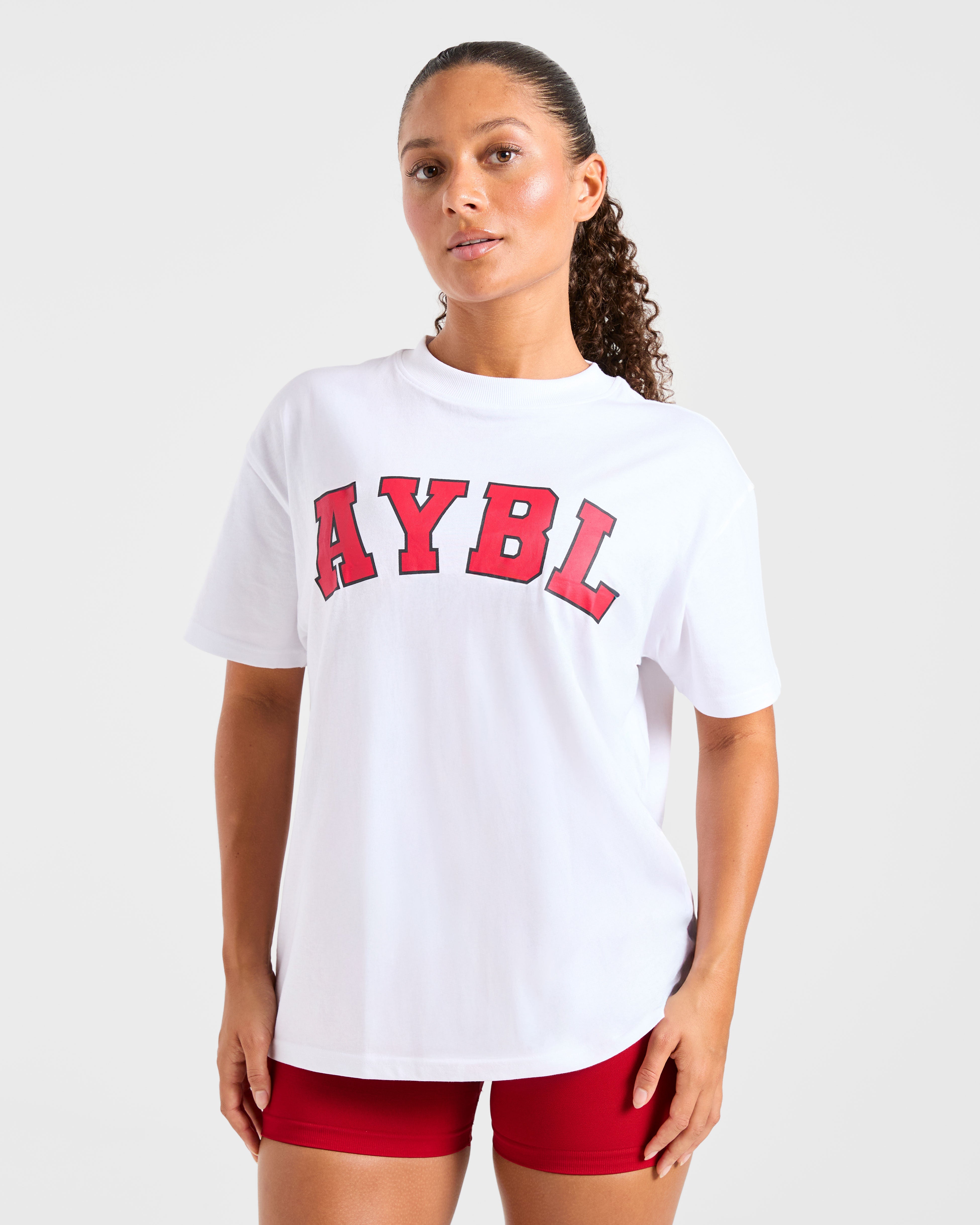 Camiseta Oversized Varsity 2.0 - Rojo