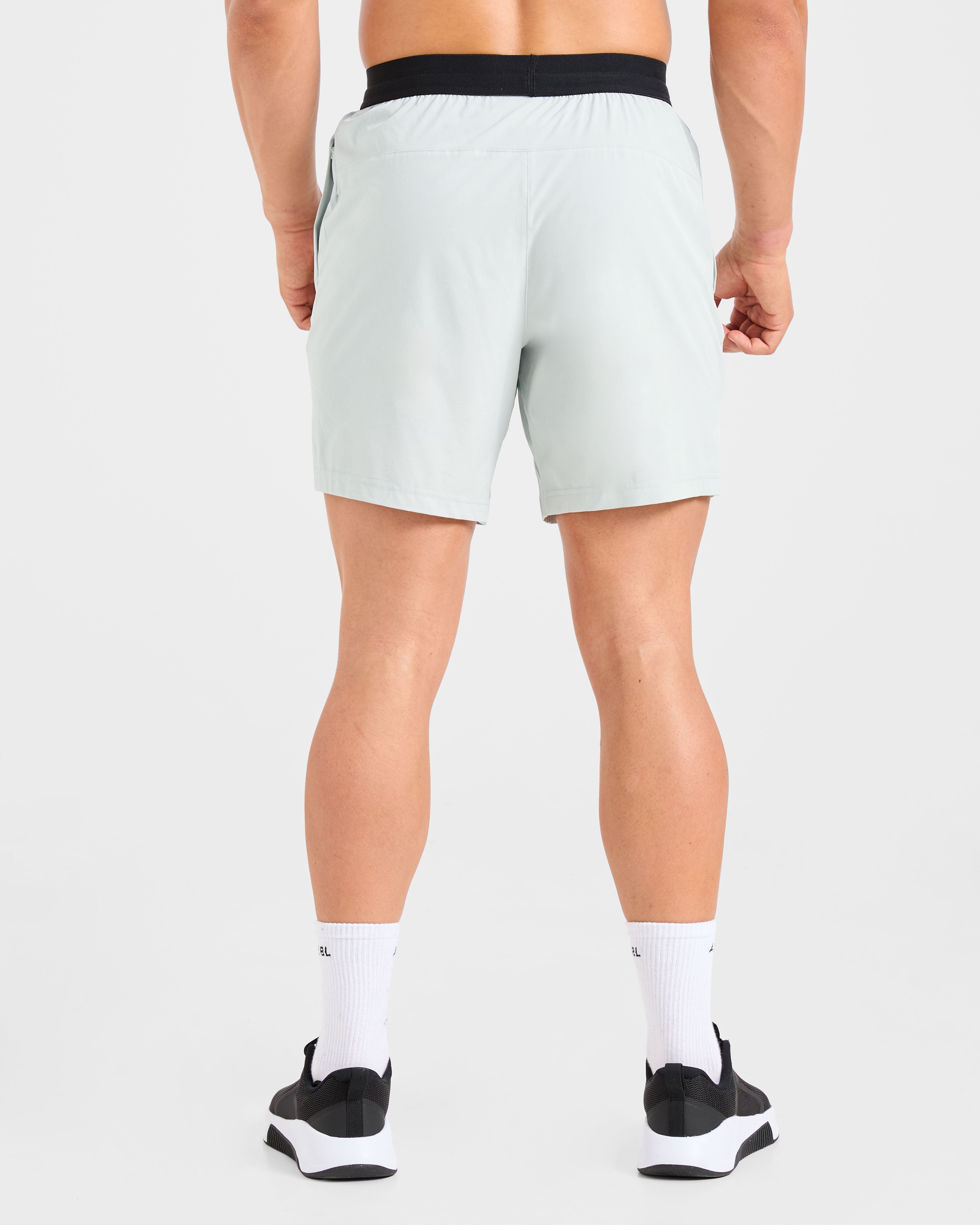 Pantalones Cortos Ascend 7" - Gris Hielo