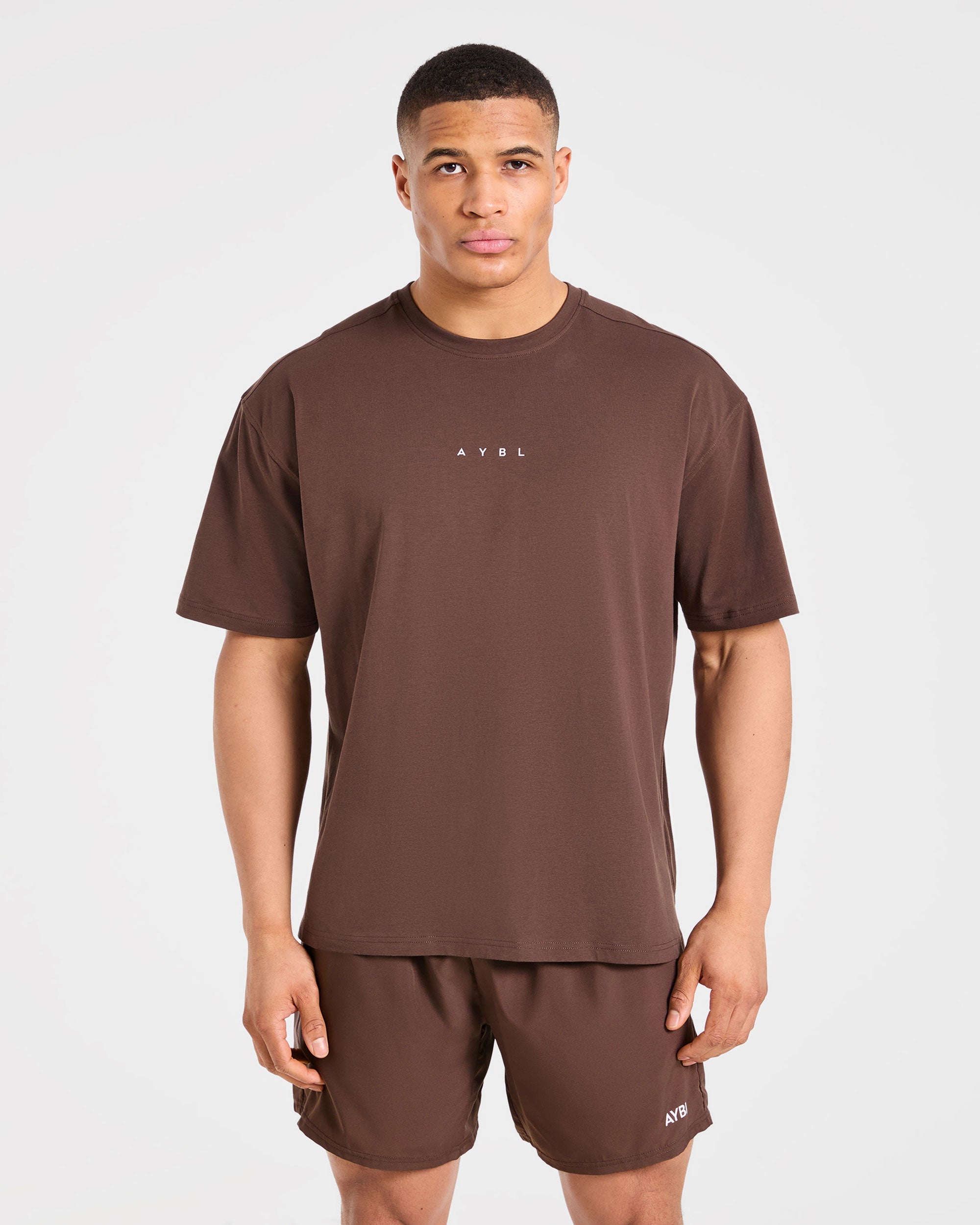 Camiseta Oversized Force - Marrón