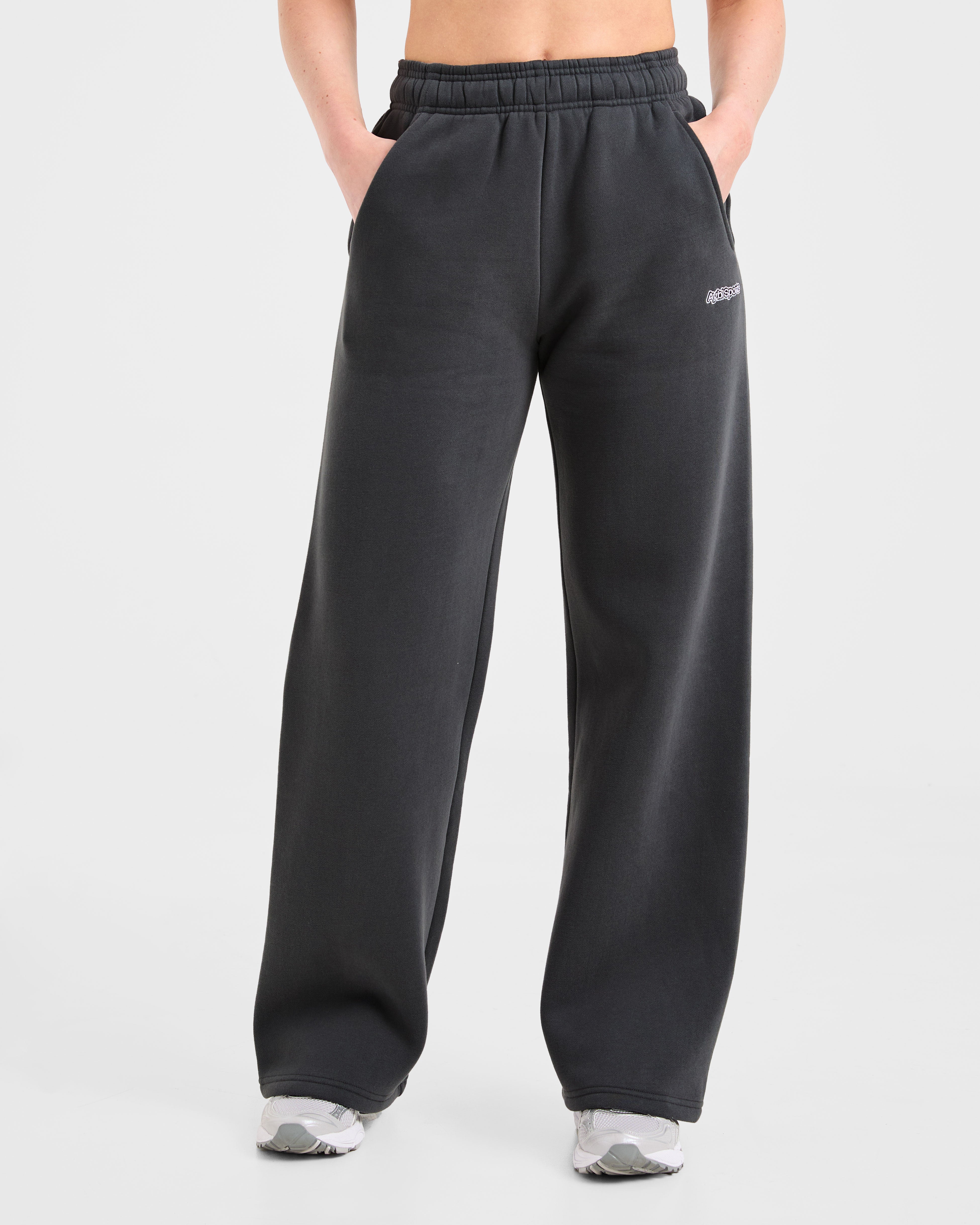 Pantalones Jogger Oversized con Línea Deportiva AYBL - Gris