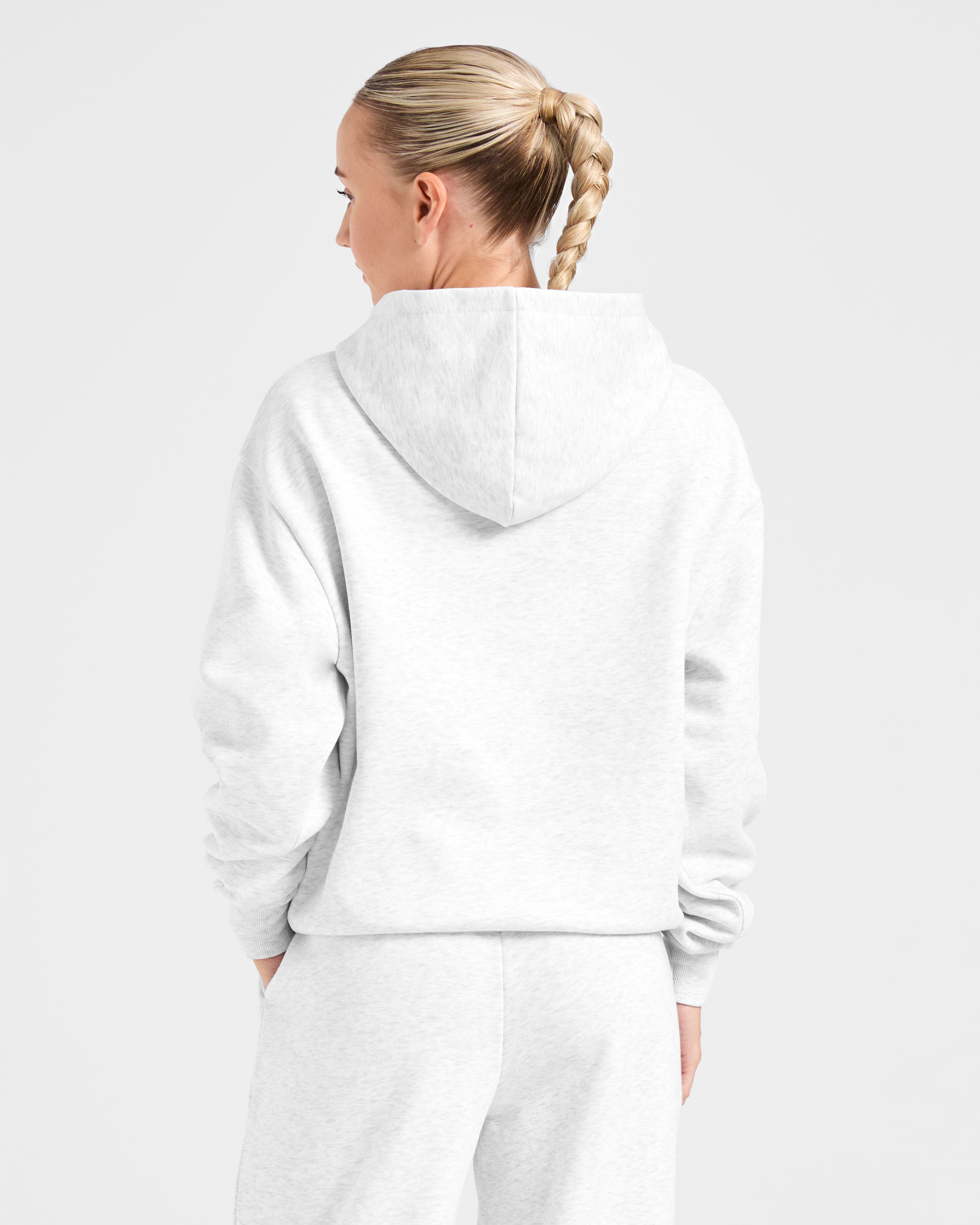 Sudadera Oversized de Estilo de Vida - Gris Esmeralda