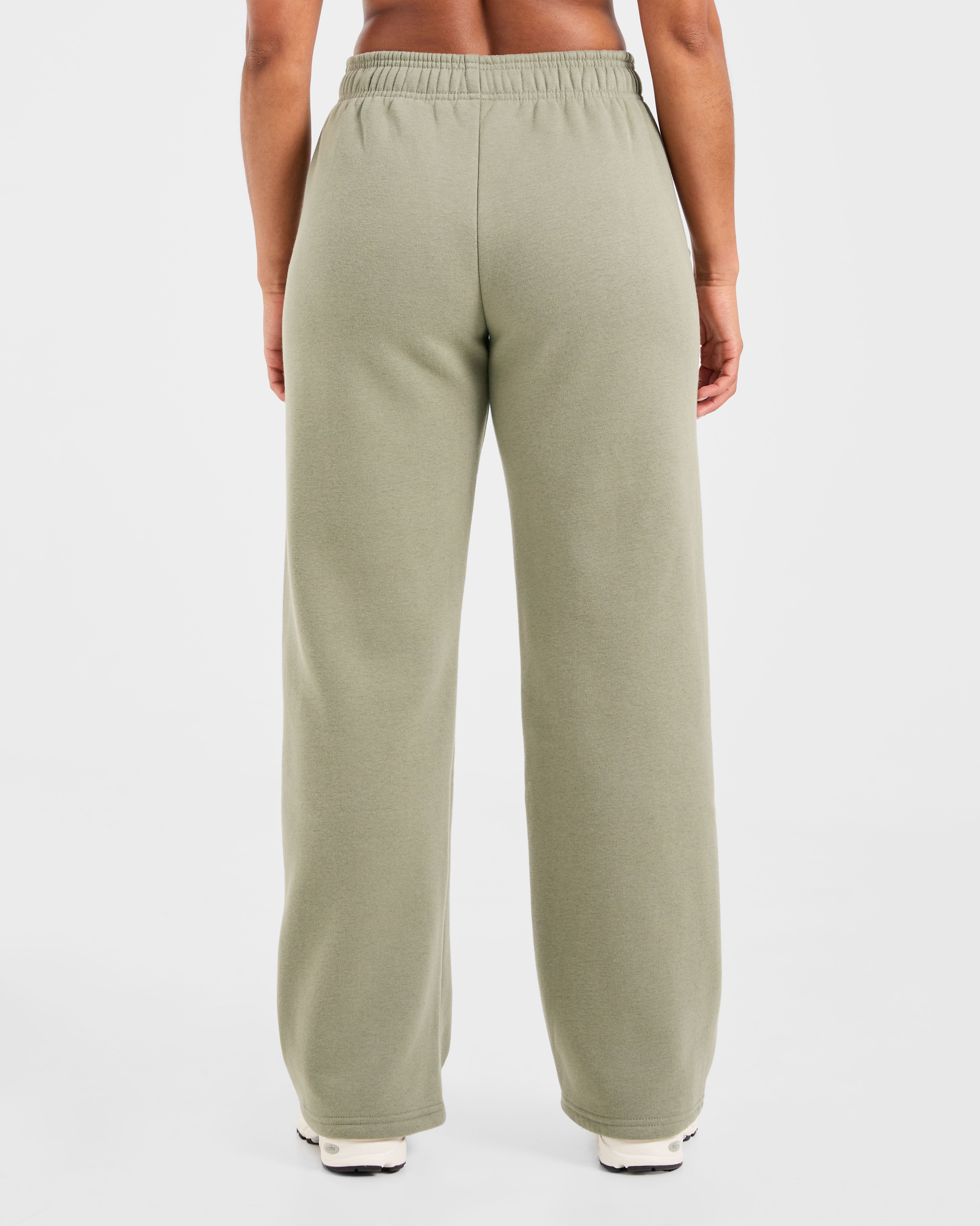 Jogger Varsity 2.0 de pierna recta con corte amplio - Olivo apagado