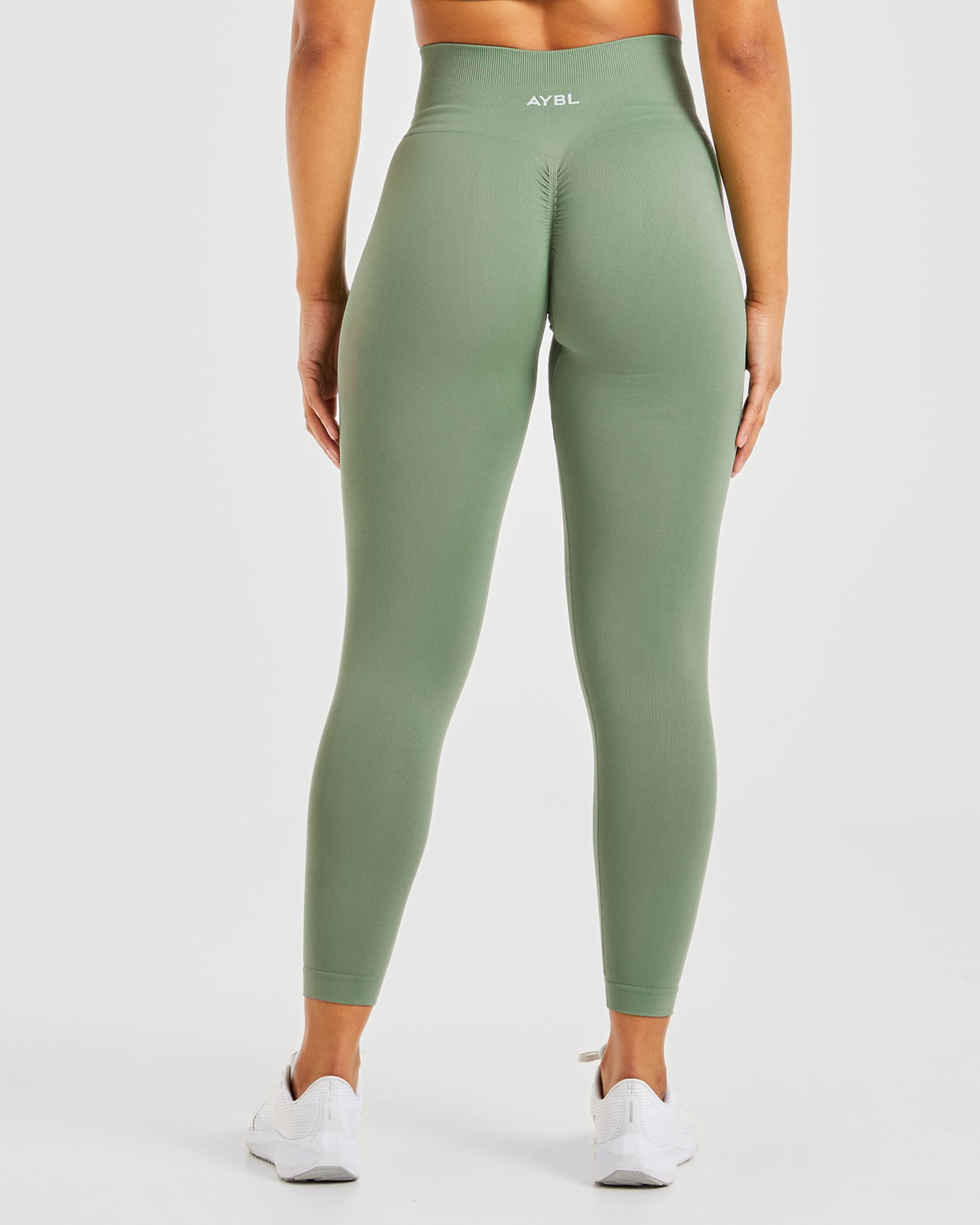 Leggings Sin Costuras Power - Oliva