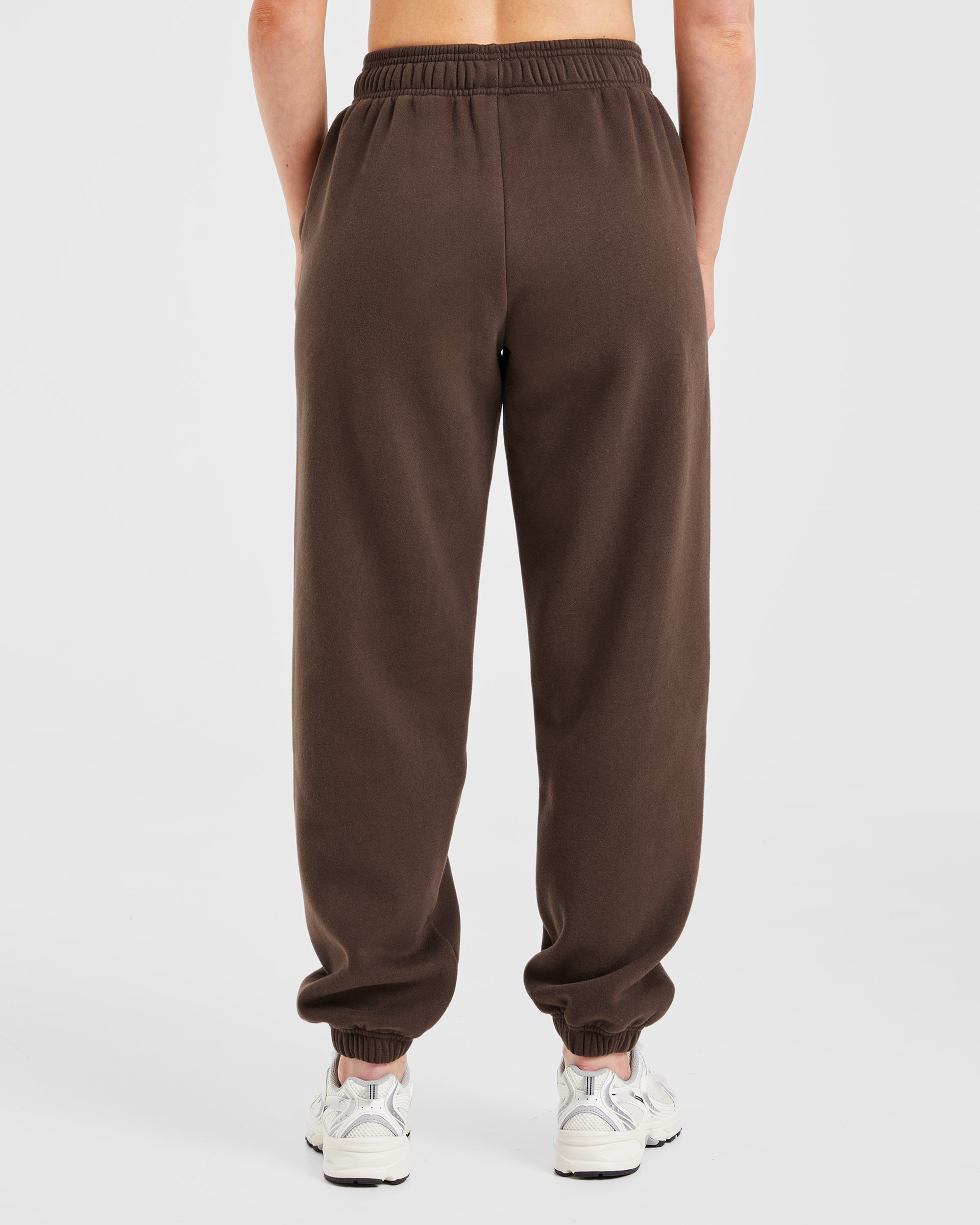 Pantalones Jogger Oversized de Pista Deportiva - Marrón/Arena