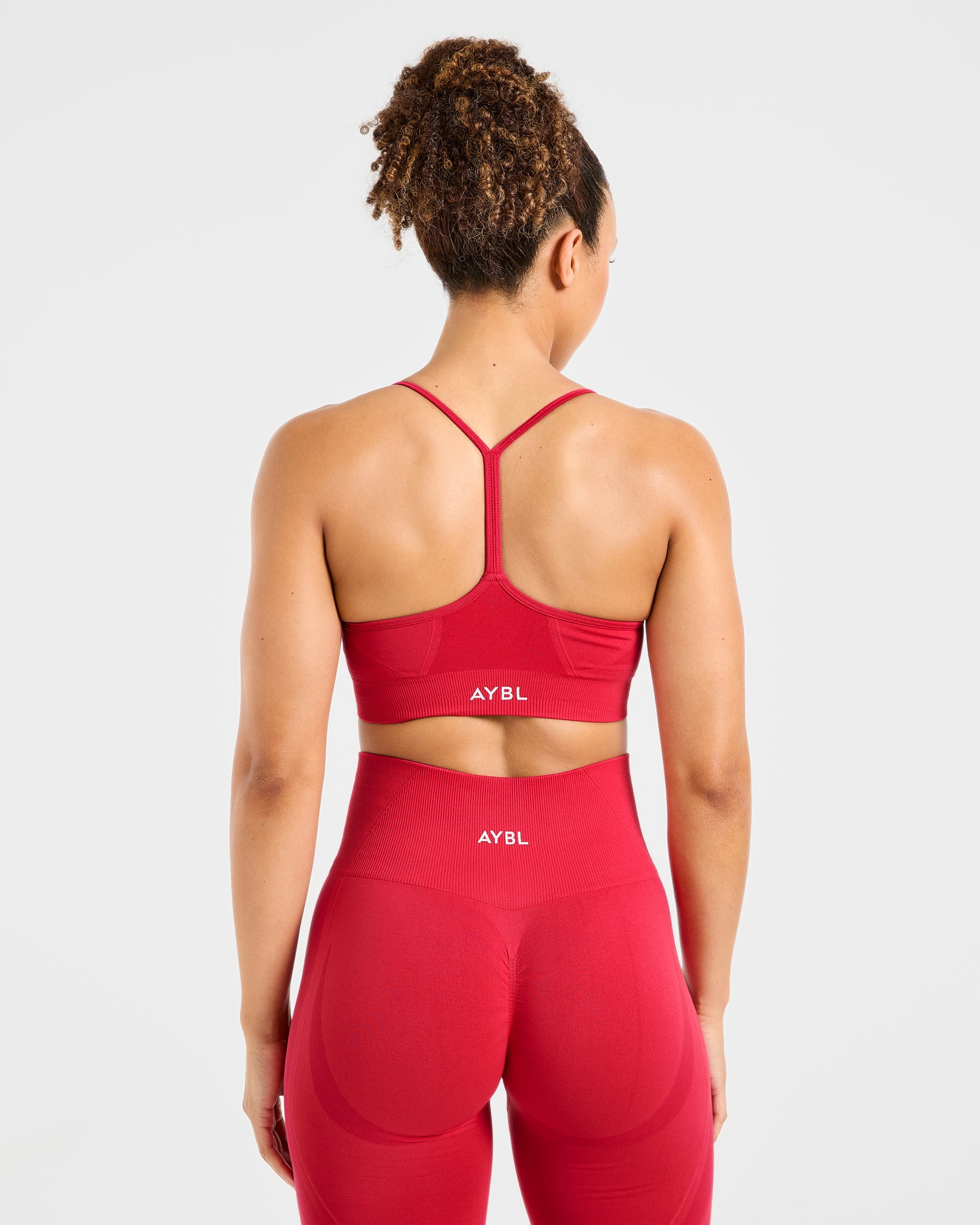 Empower Sports Bra Sin Costuras - Rojo