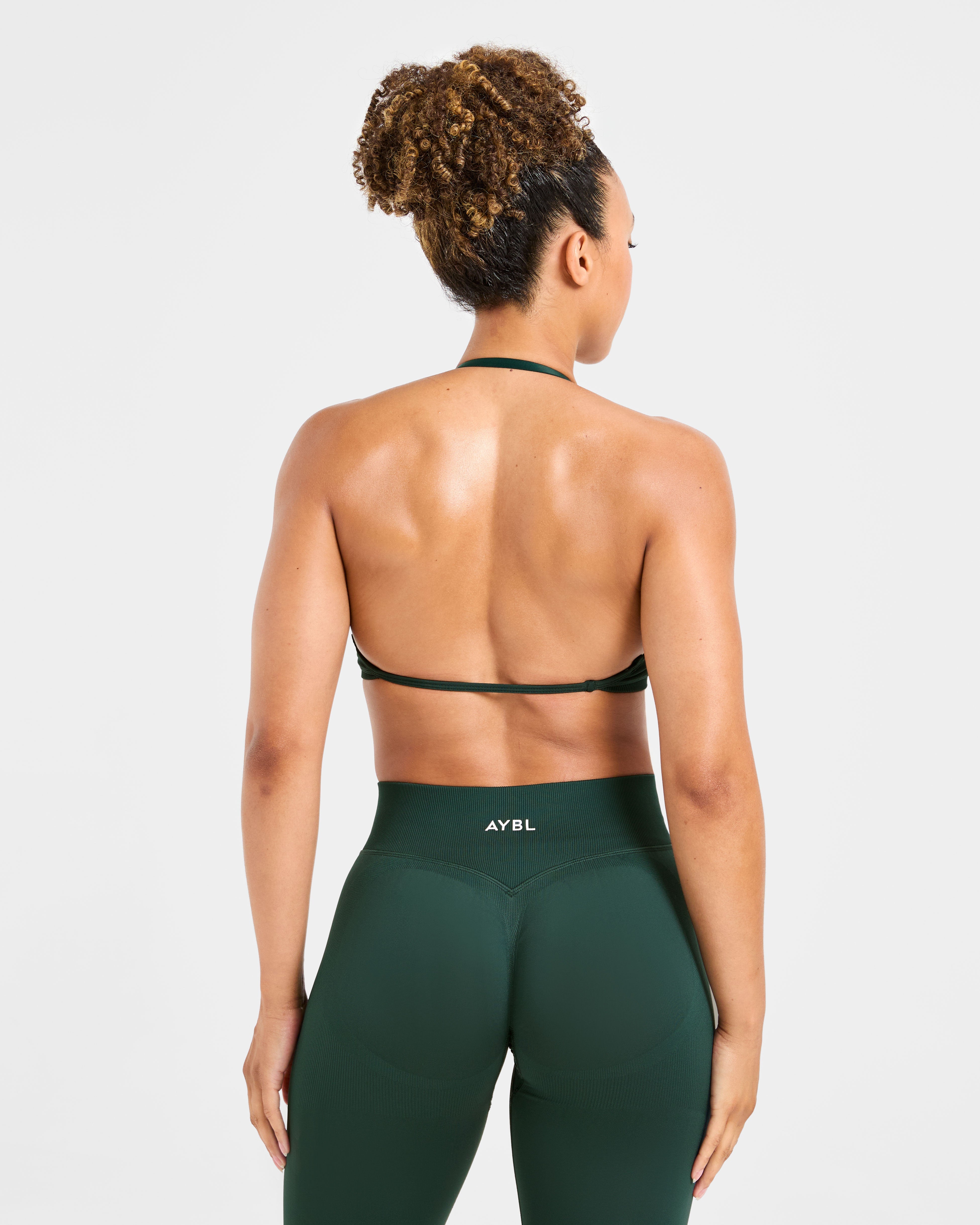 Adapt Sports Bra Sin Costuras con Tirantes - Bosque Oscuro