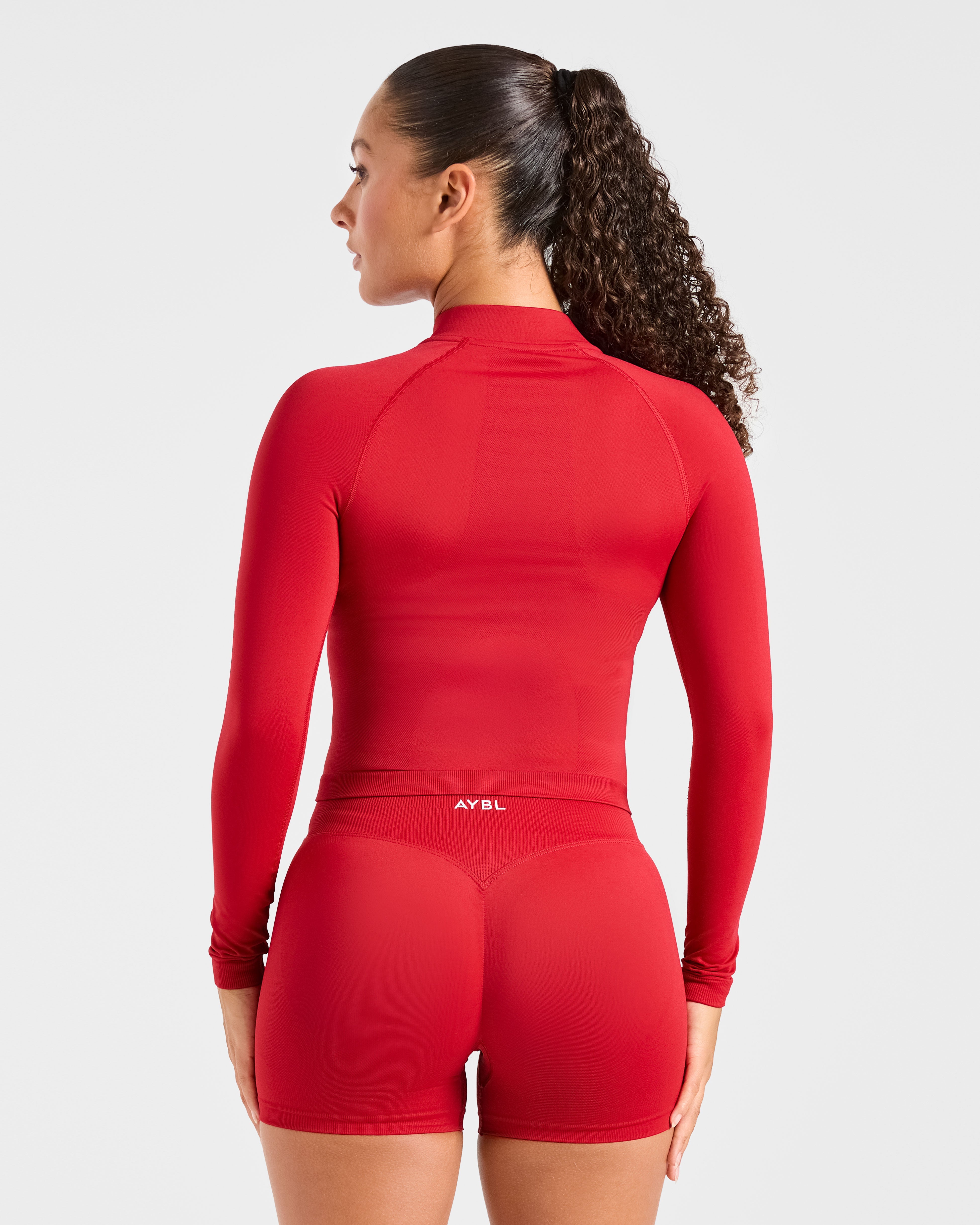 Chaqueta sin costuras Enhance - Rojo