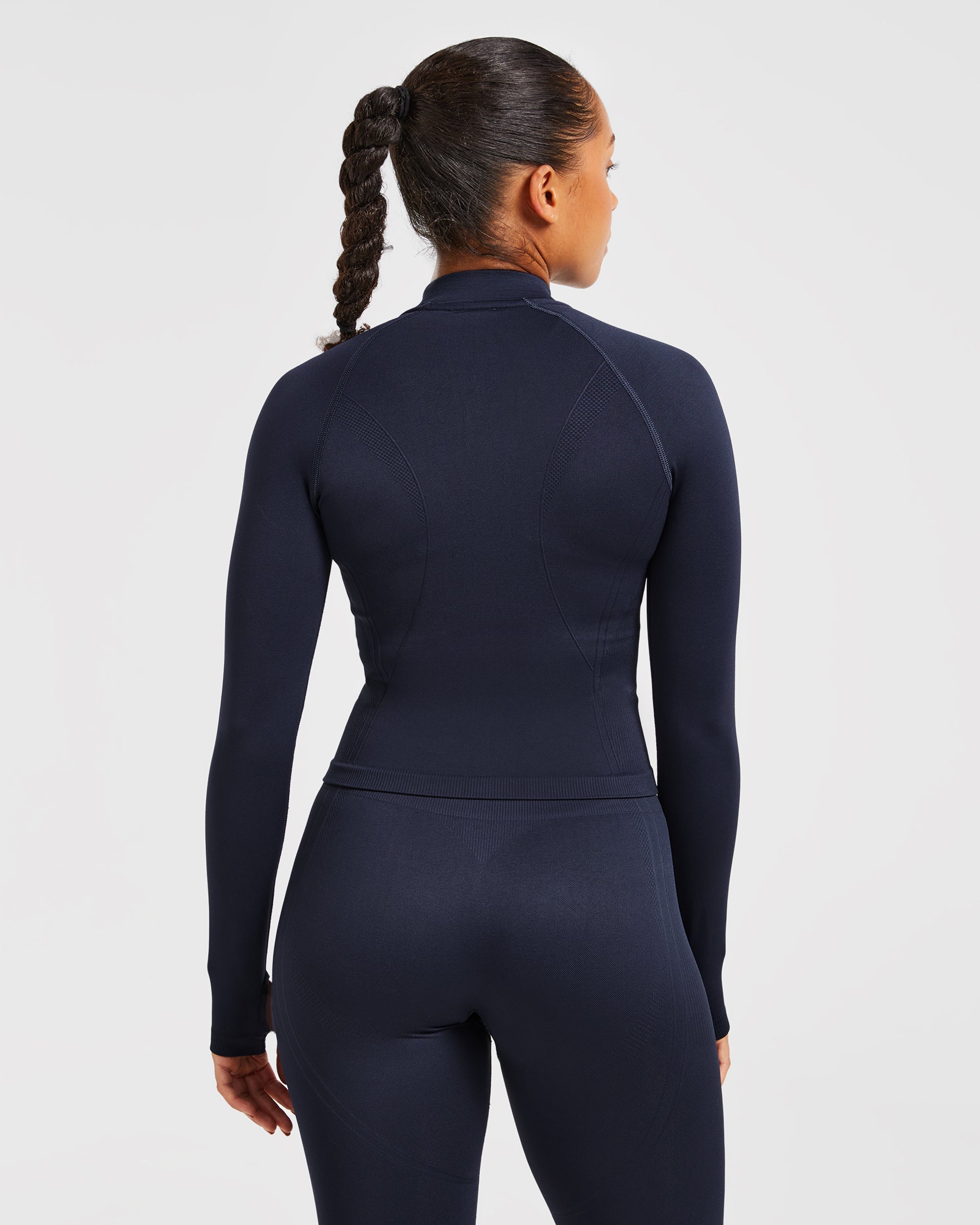 Chaqueta sin costuras con cremallera Balance V3 - Azul marino