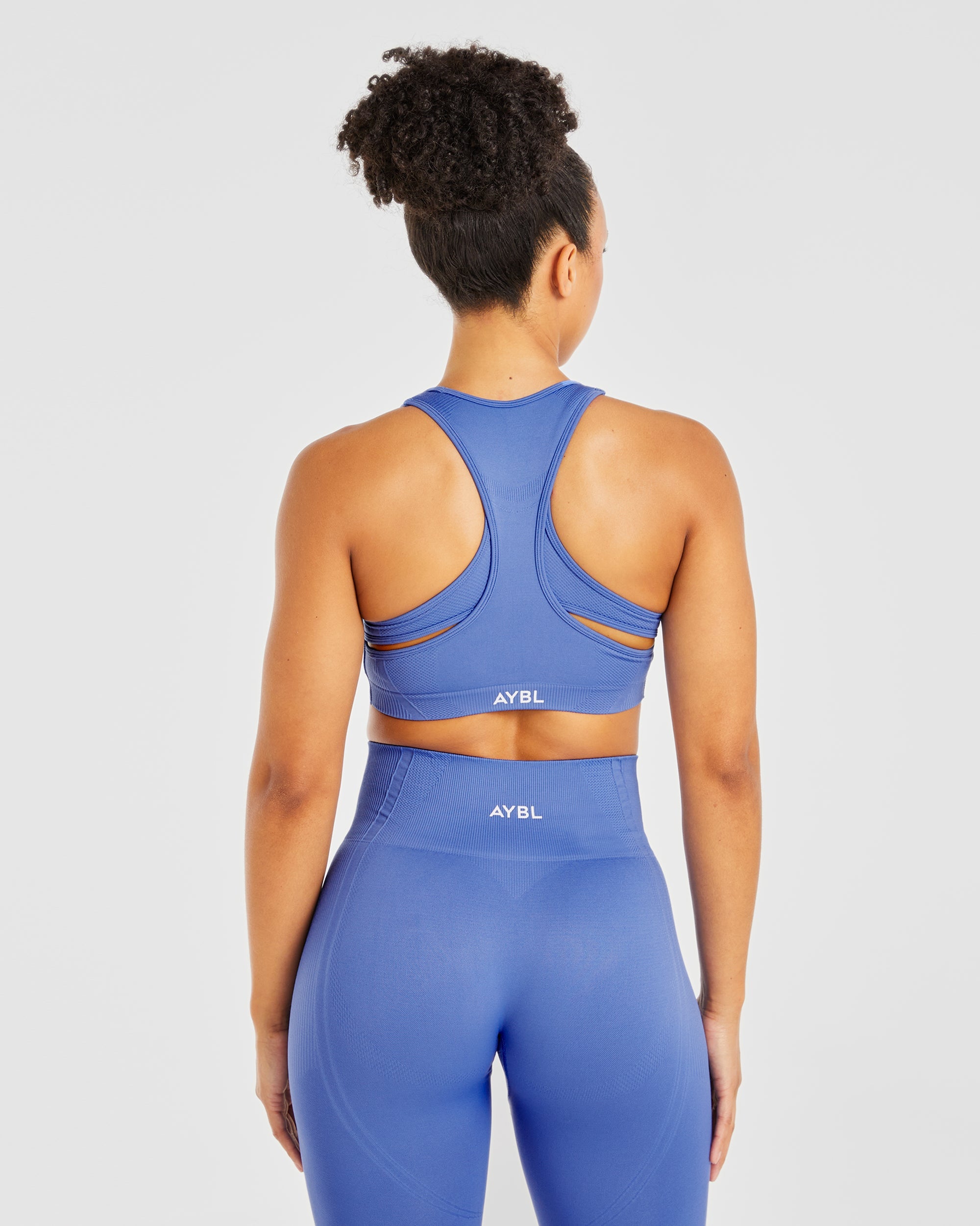Sports Bra Sin Costuras Balance V3 - Cobalto Brillante