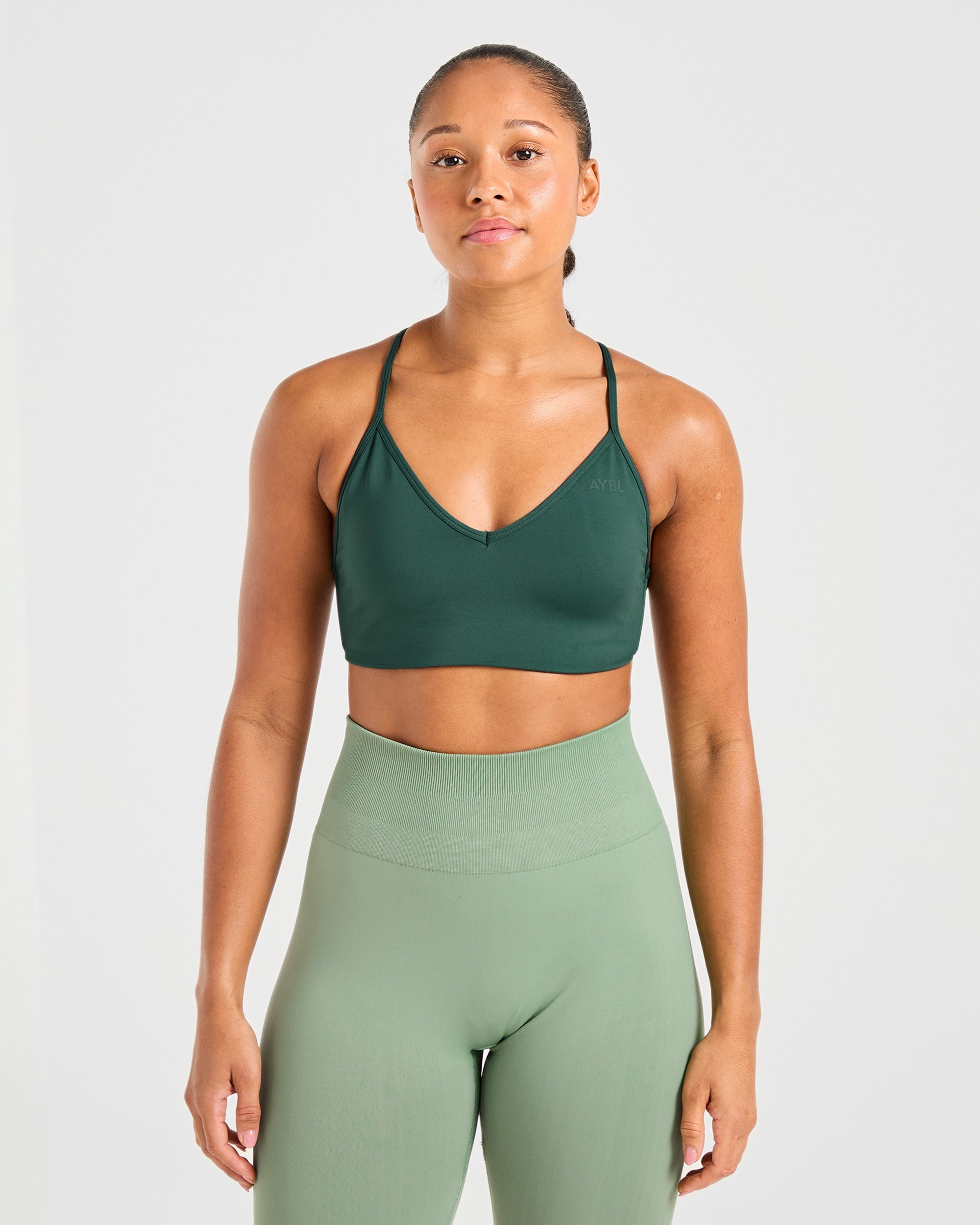 Bra Deportivo Essential Crossback - Verde Oscuro