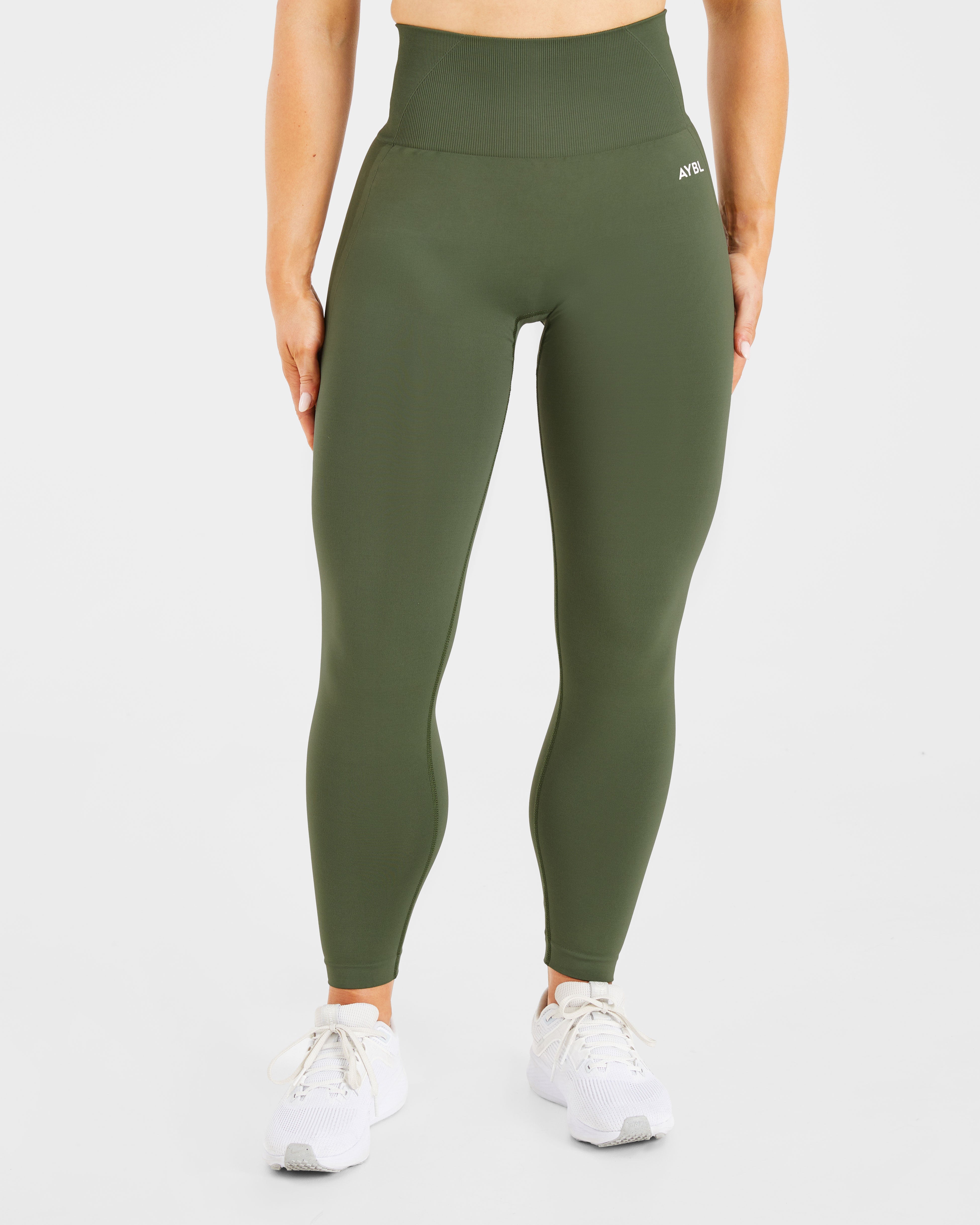 Empower Leggings Sin Costuras - Verde Oliva