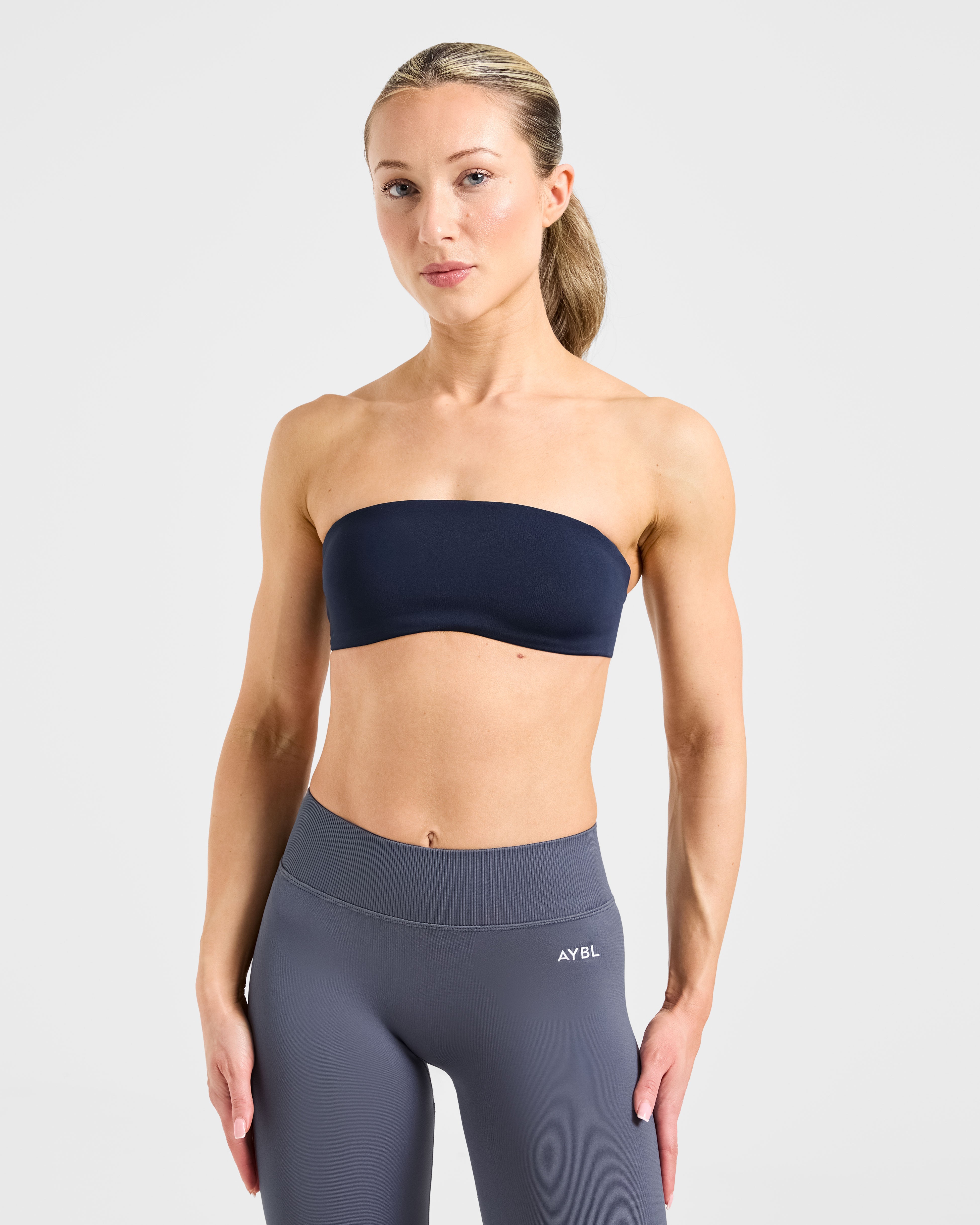 Sports Bra Bandeau Esencial - Azul Marino