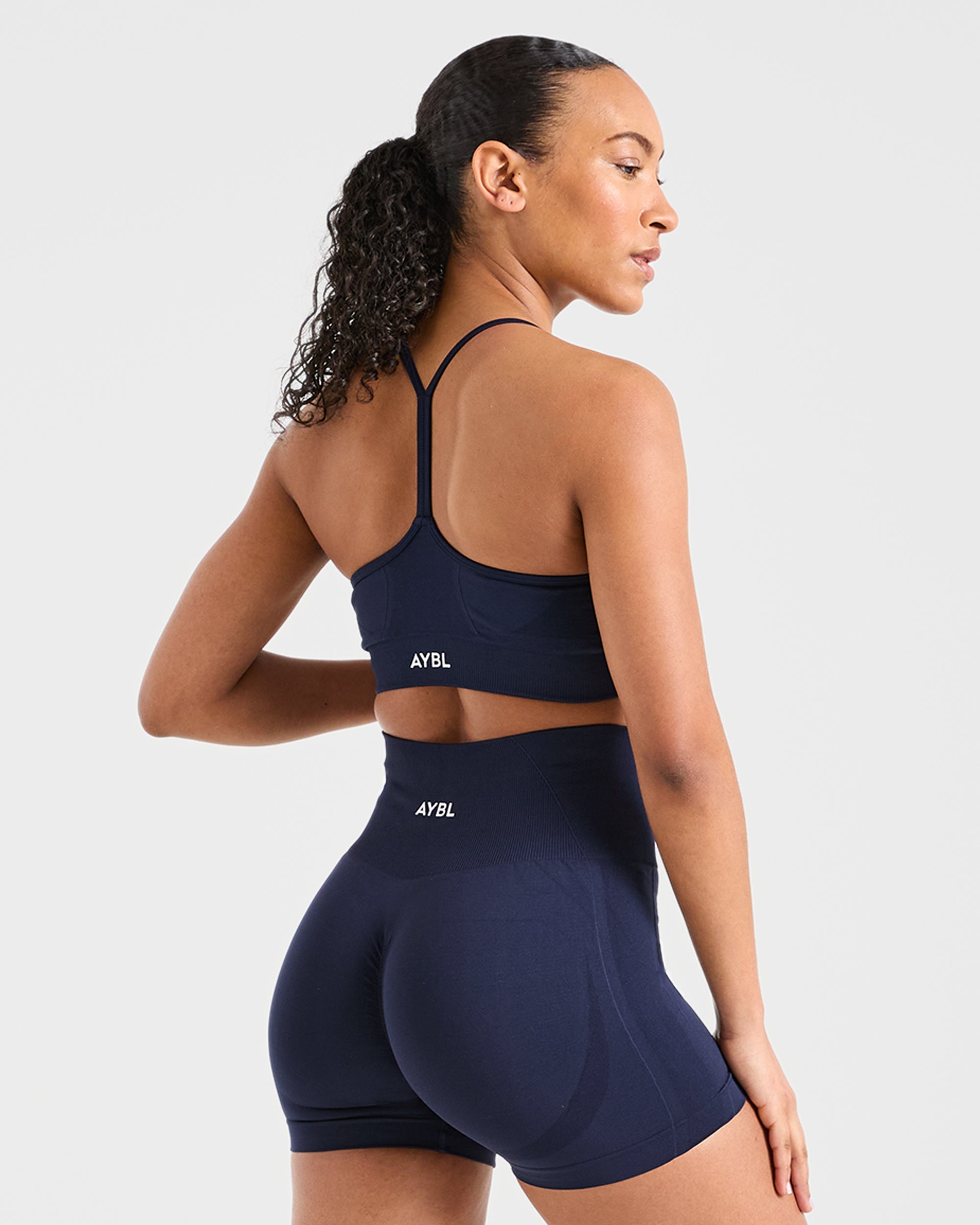 Empower Bra Deportivo Sin Costuras - Azul Marino