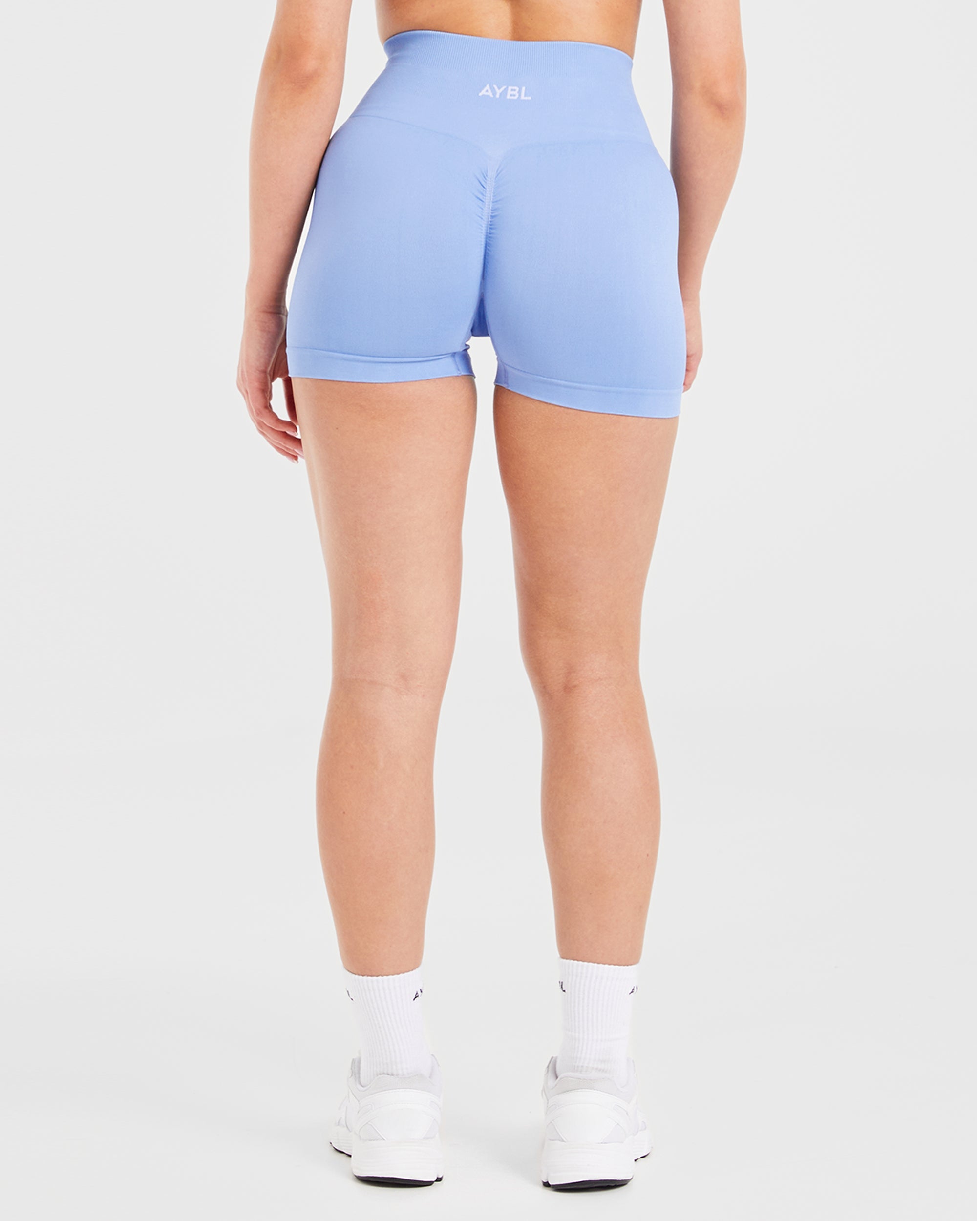 Pantalones Cortos Sin Costuras Power - Azul