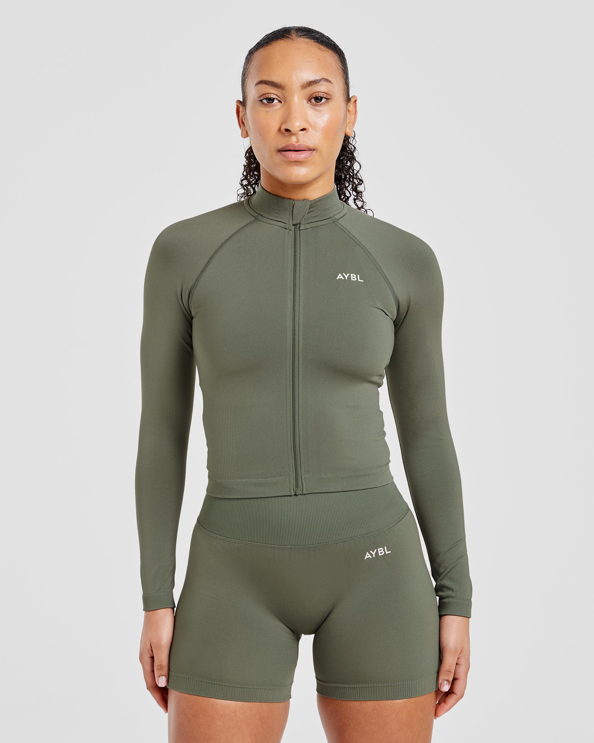 Chaqueta Adapt Sin Costuras - Verde