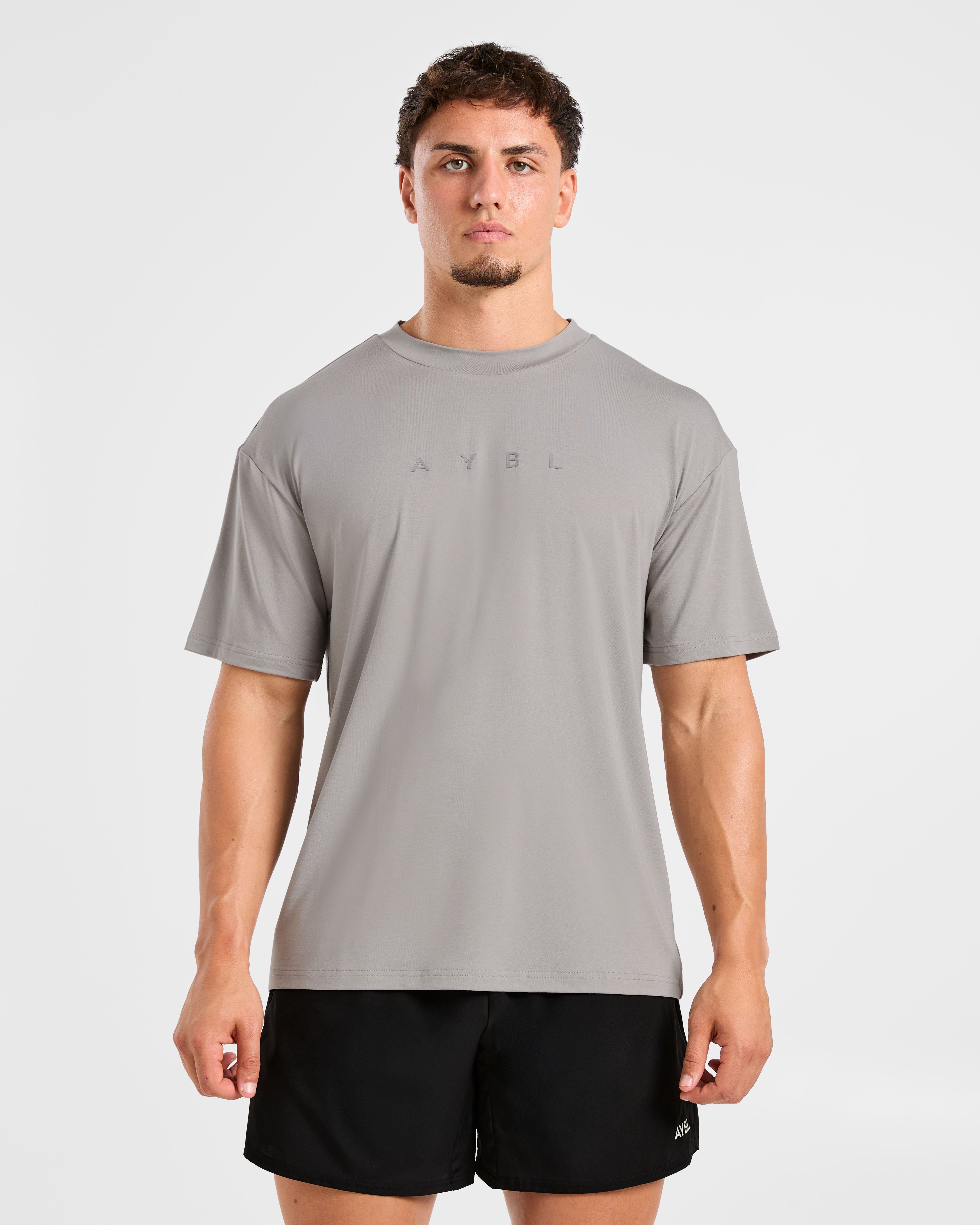 Camiseta de Entrenamiento Reinforce - Gris Barro