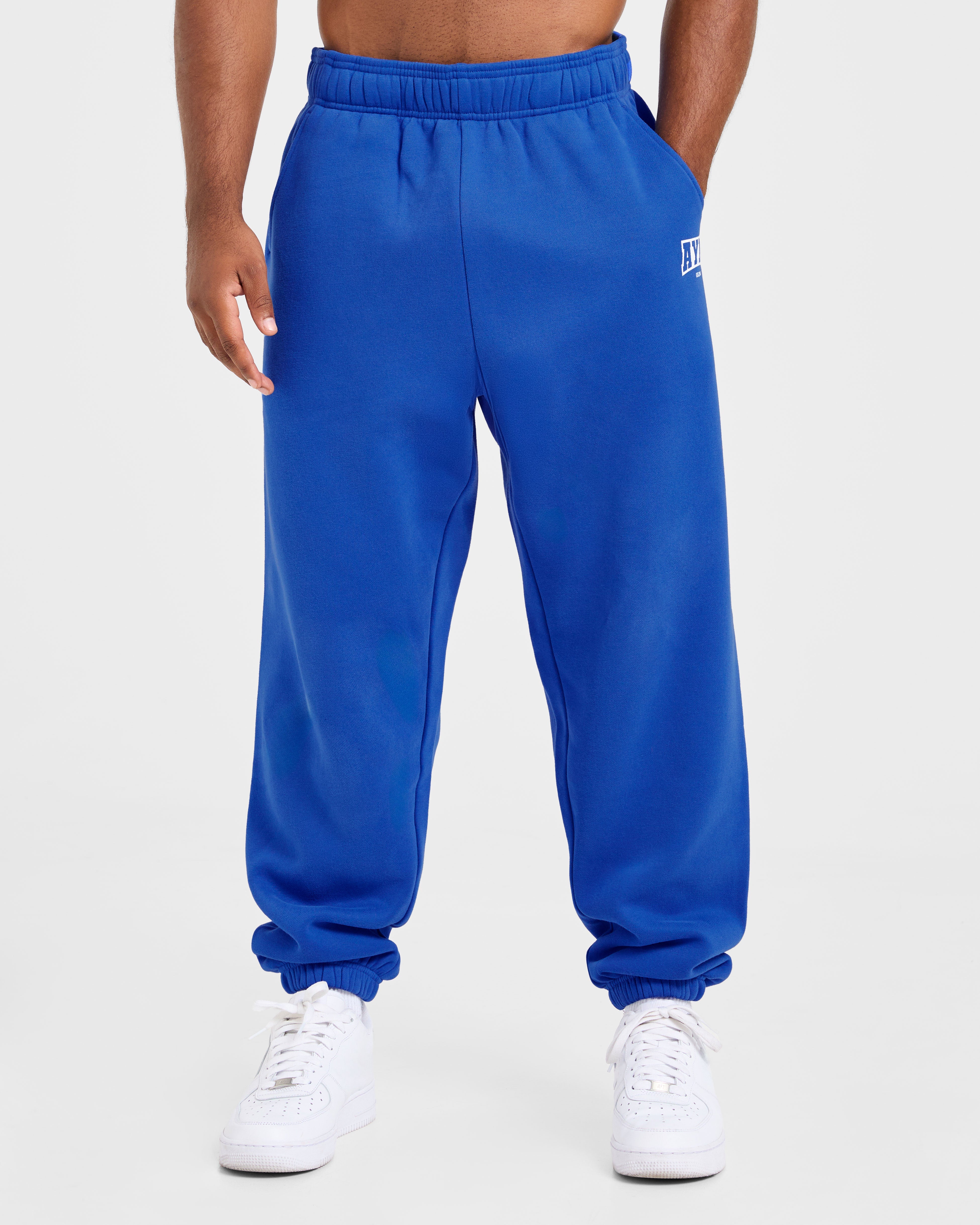 Pantalones Jogger Oversized Academy - Cobalto
