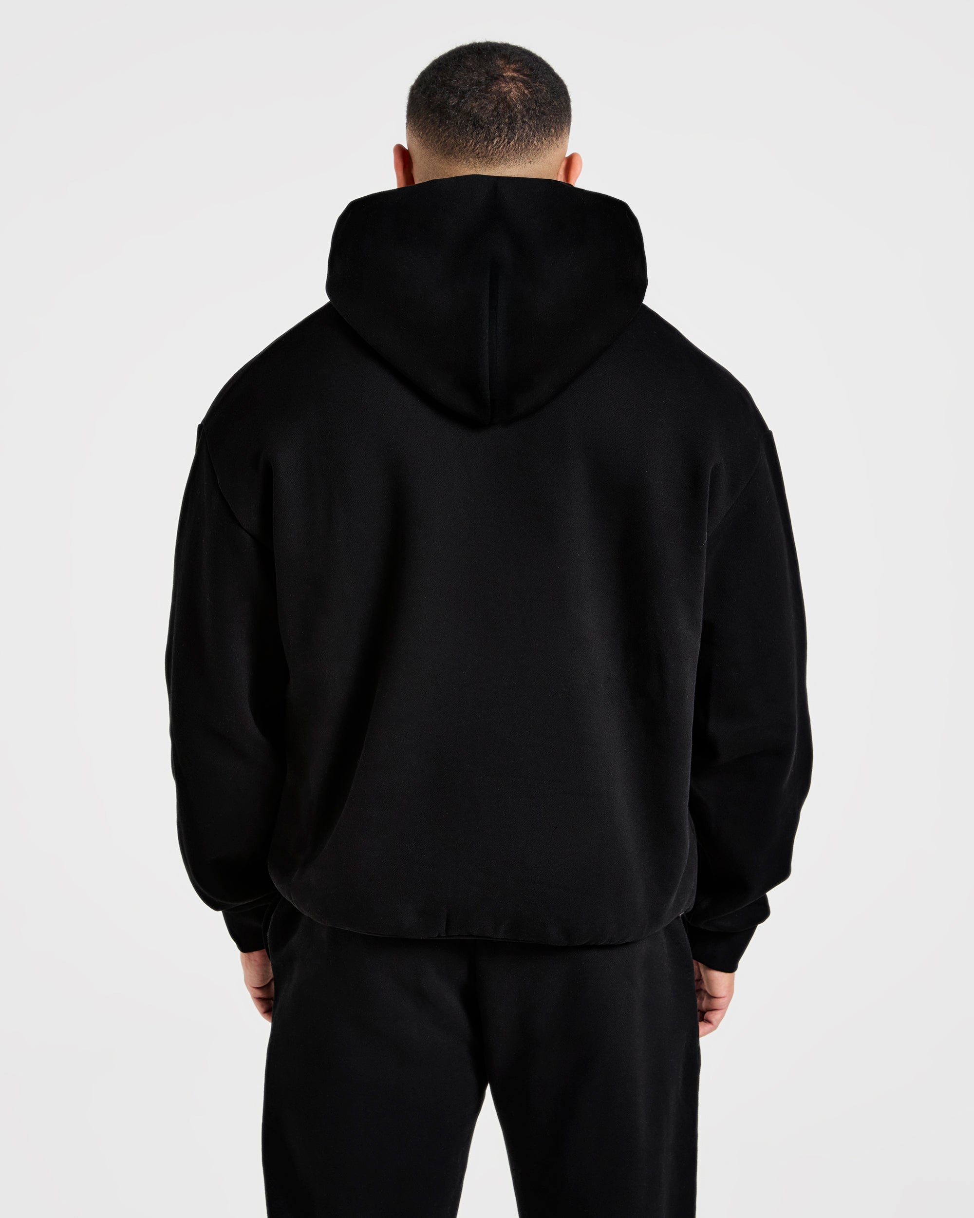 Essential Hoodie Oversized - Negro