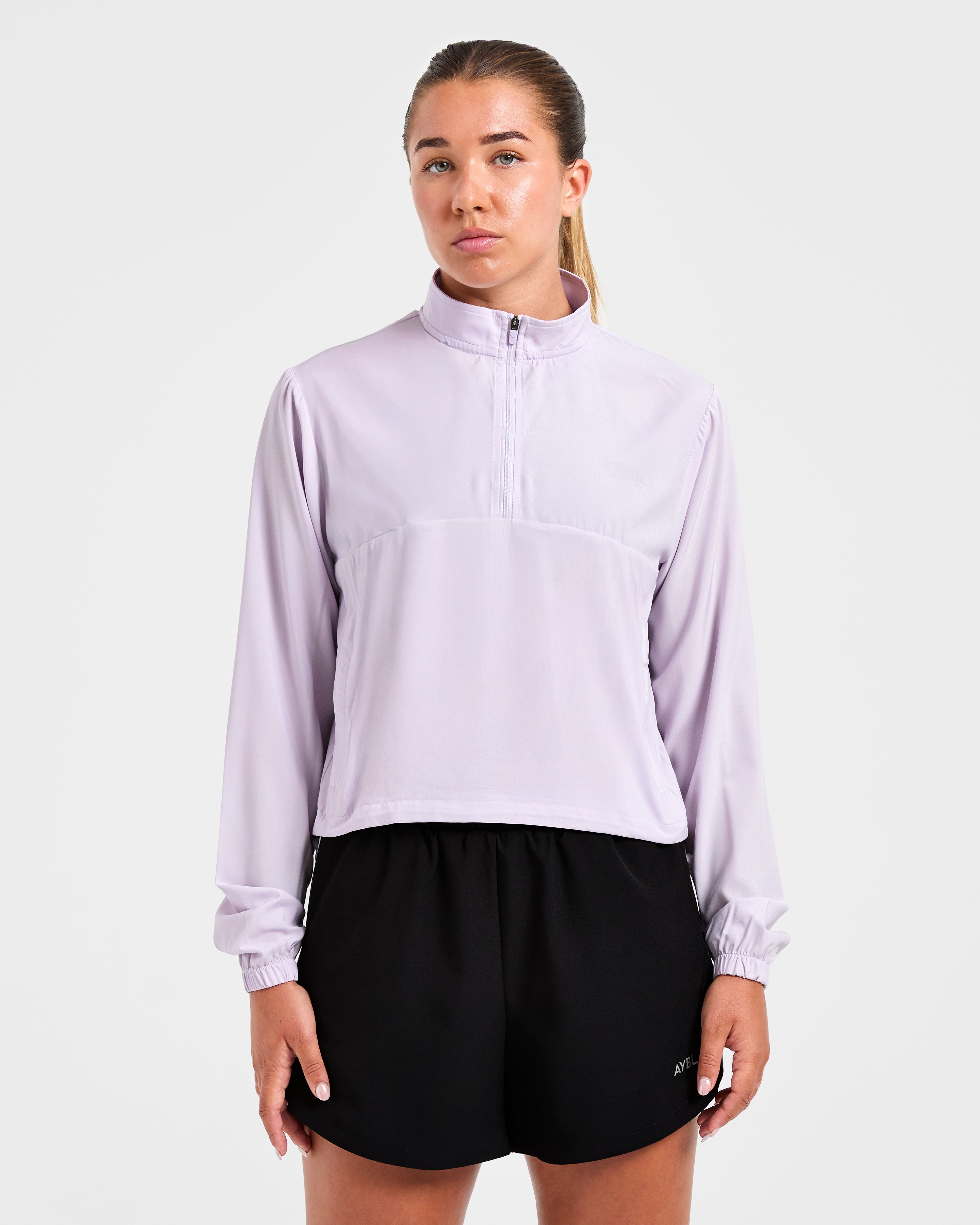 Chaleco de Media Cremallera Run - Lilac Hielo