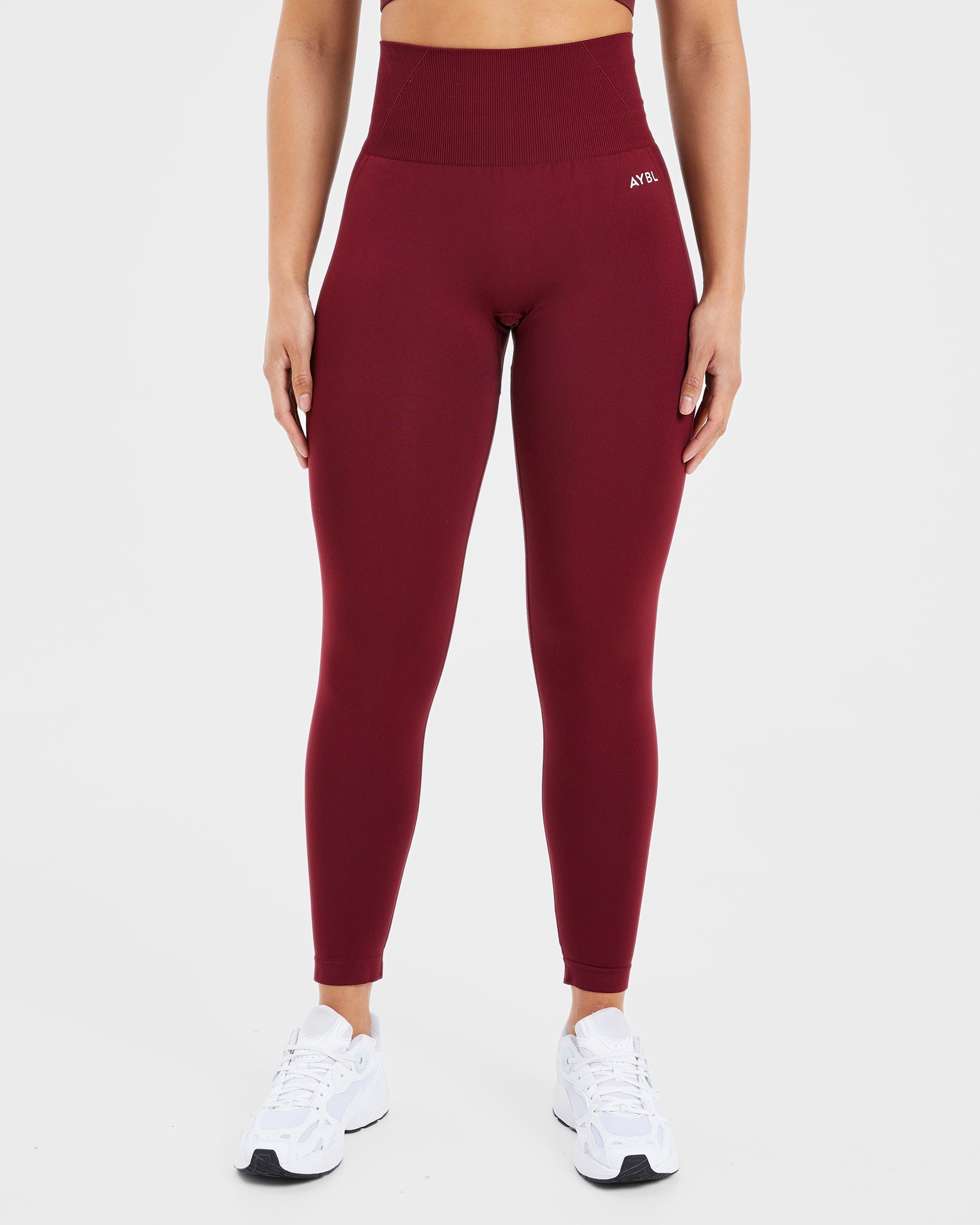 Empower Leggings Sin Costuras - Rojo Vino