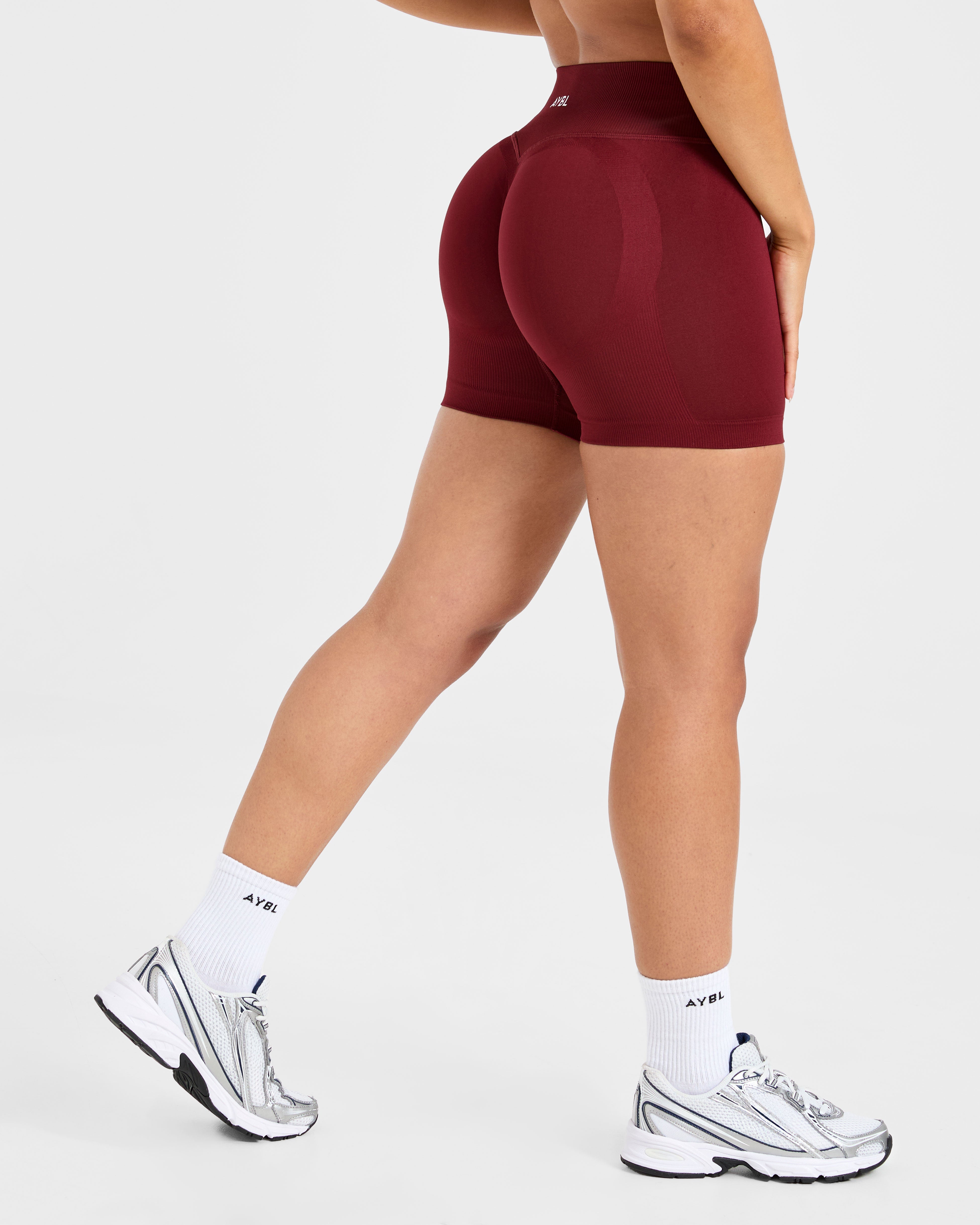 Shorts Sin Costuras Adapt | 4.5" - Rojo Otoño