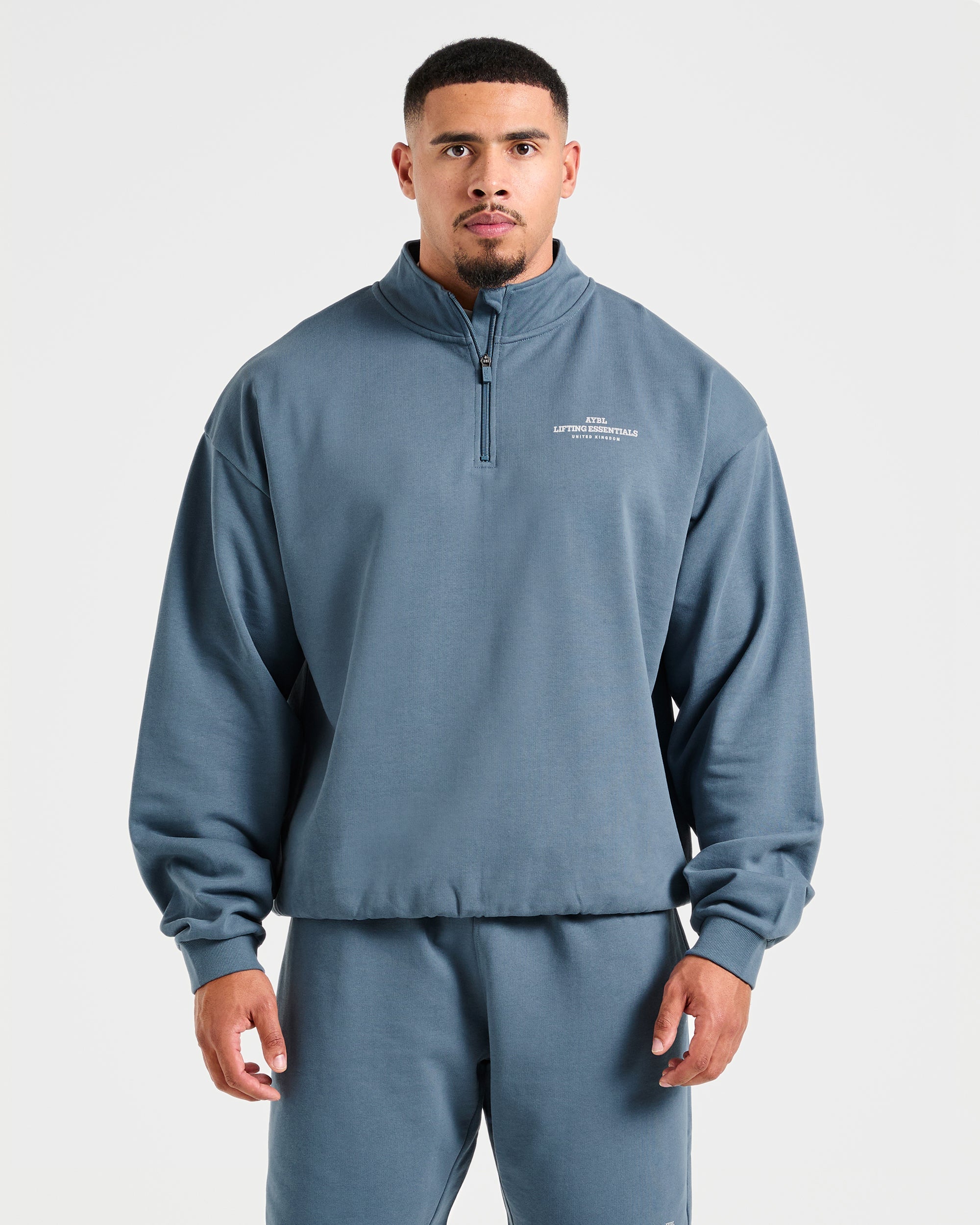 Jersey de cuello alto Apex Lifting Essentials 1/4 Cremallera - Azul Titanio